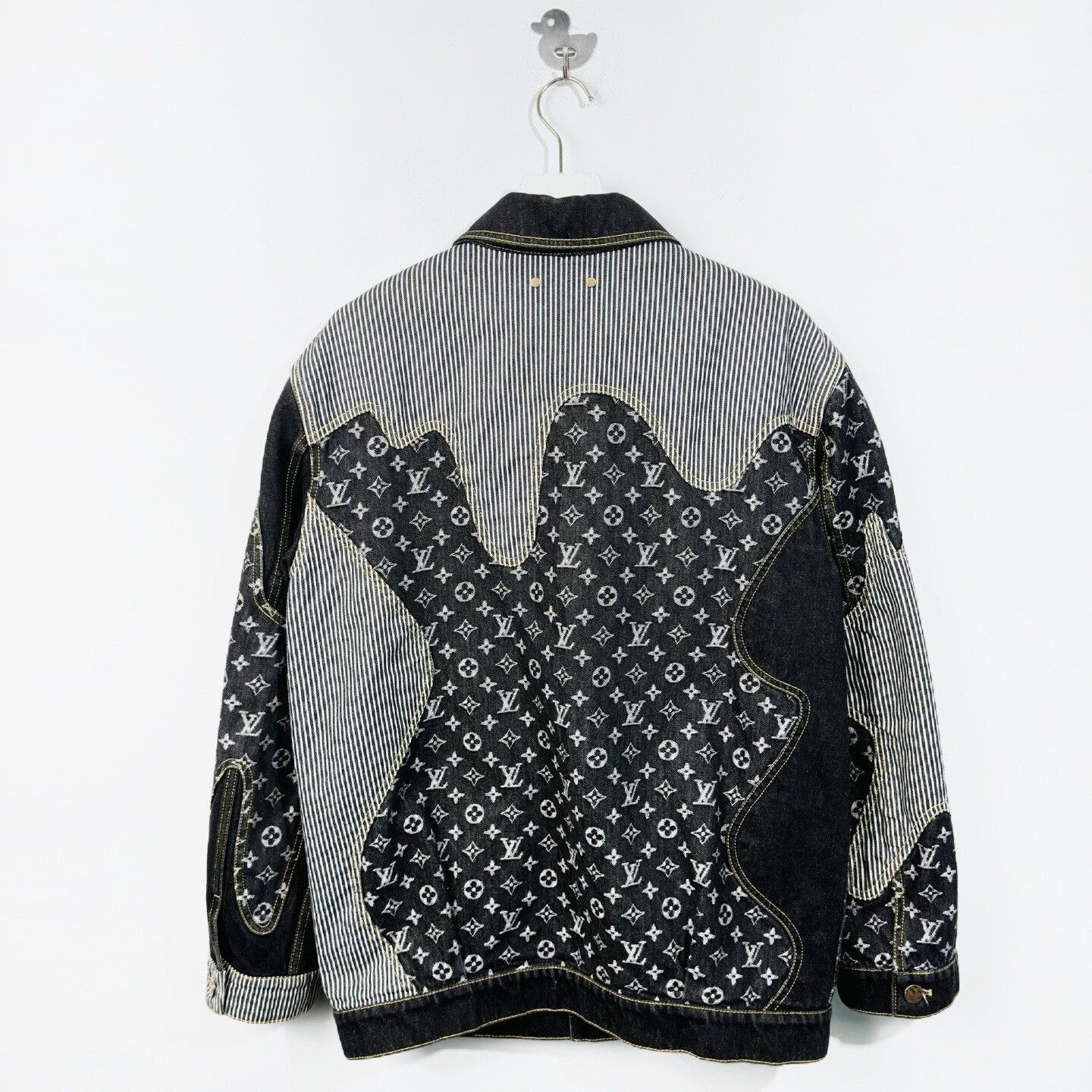 Louis Vuitton Louis Vuitton Nigo Logo Denim Jacket Size US M / EU 48-50 / 2 - 2 Thumbnail