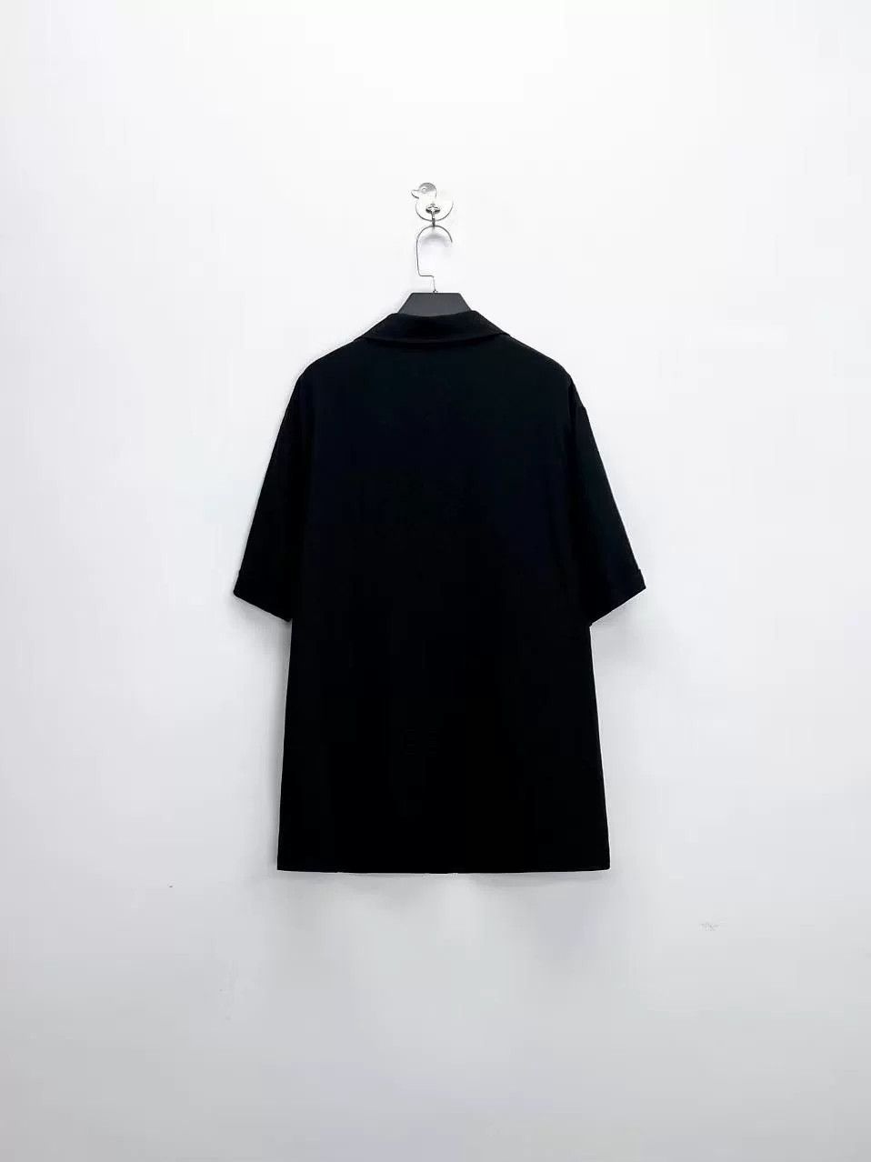 Gucci Gucci Black Silk Short-Sleeve Shirt Size US S / EU 44-46 / 1 - 2 Thumbnail