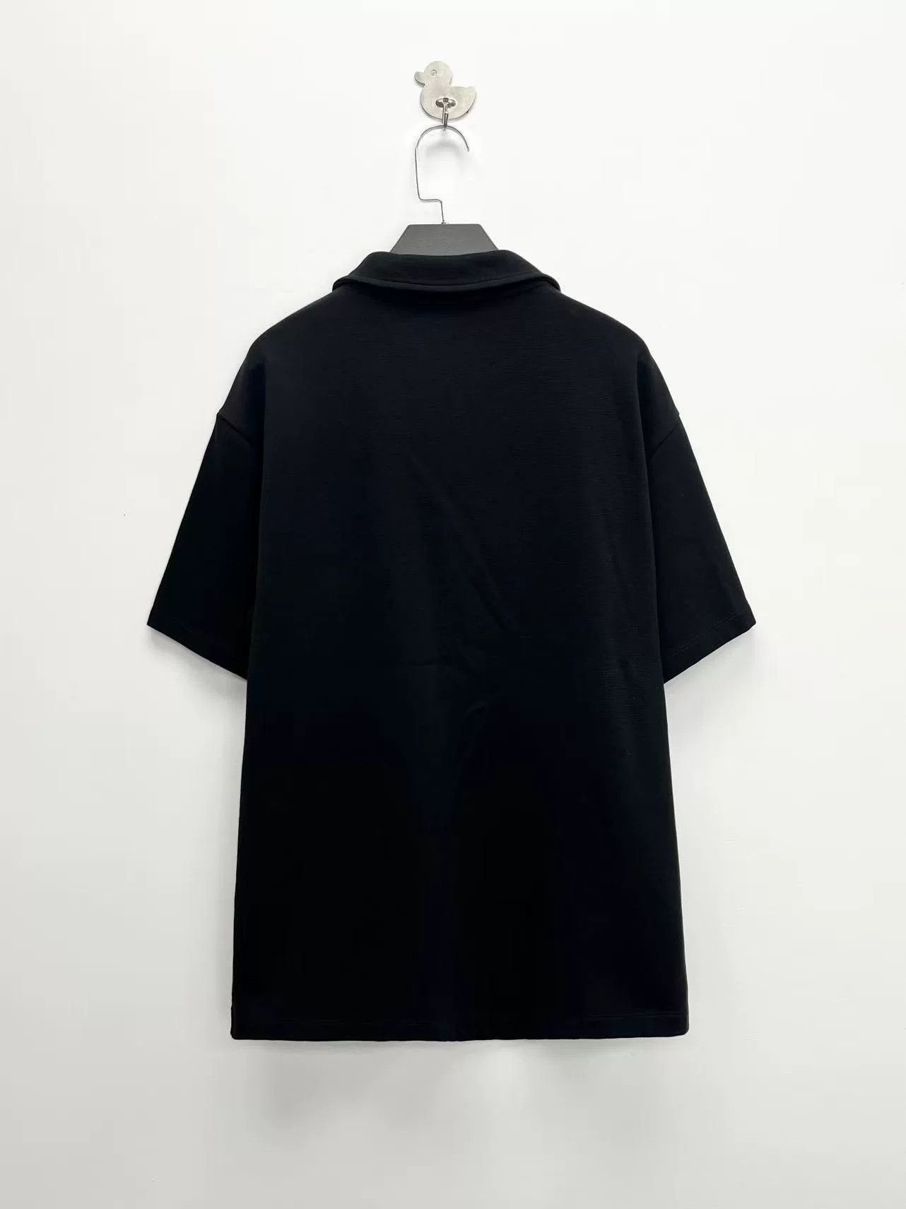 Louis Vuitton Louis Vuitton Black Monogram Half-Zip Short Sleeve Size US XL / EU 56 / 4 - 2 Thumbnail