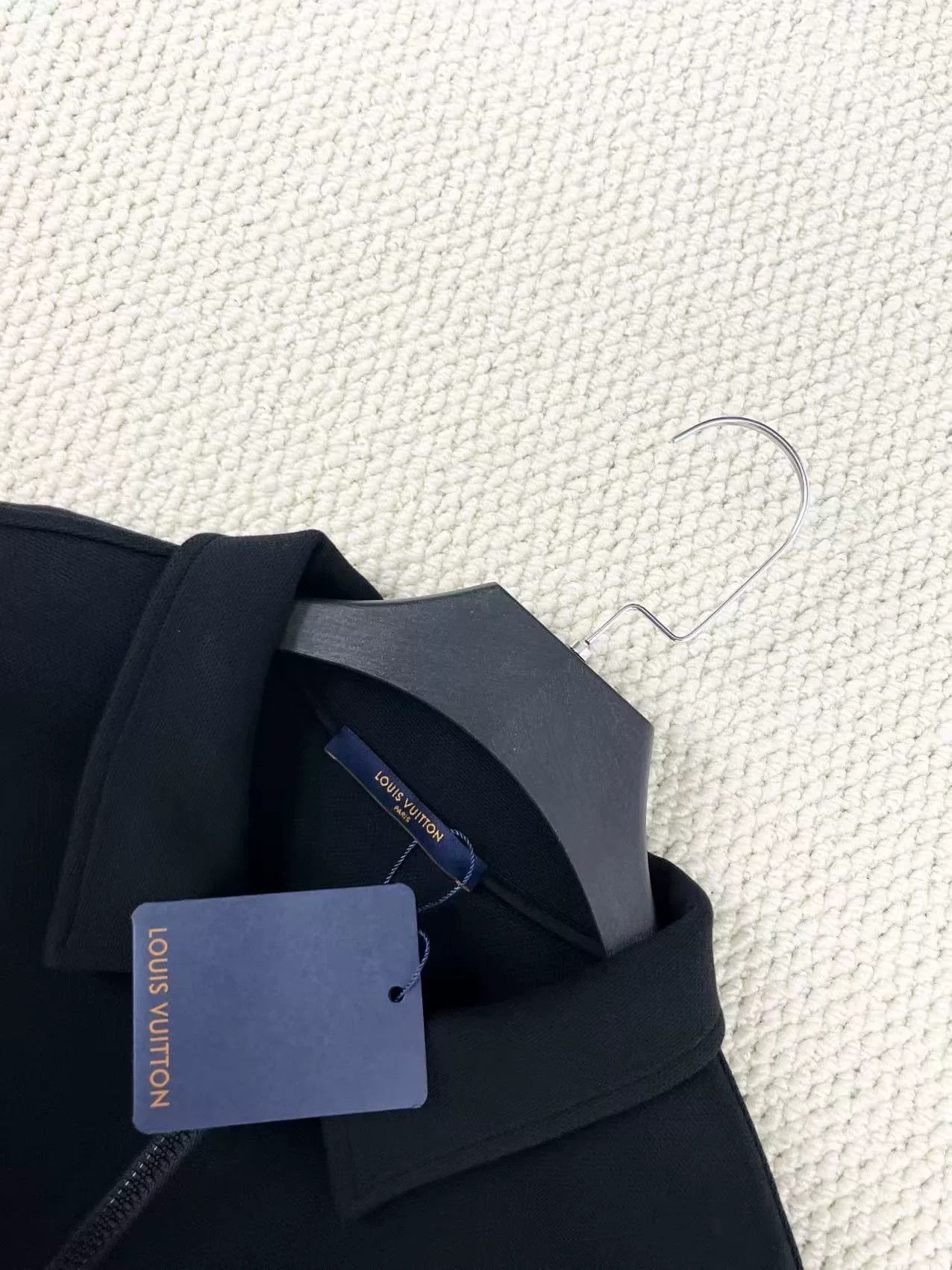 Louis Vuitton Louis Vuitton Black Monogram Half-Zip Short Sleeve Size US XL / EU 56 / 4 - 3 Thumbnail
