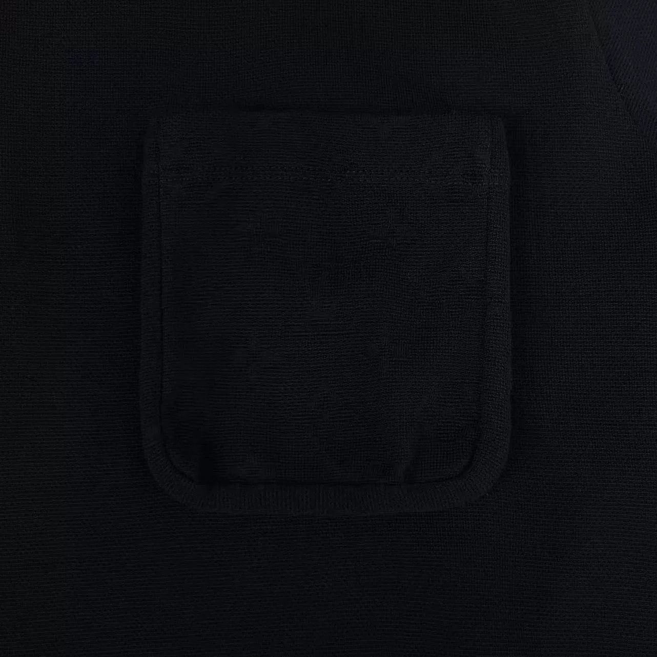 Louis Vuitton Louis Vuitton Black Monogram Half-Zip Short Sleeve Size US XL / EU 56 / 4 - 4 Thumbnail