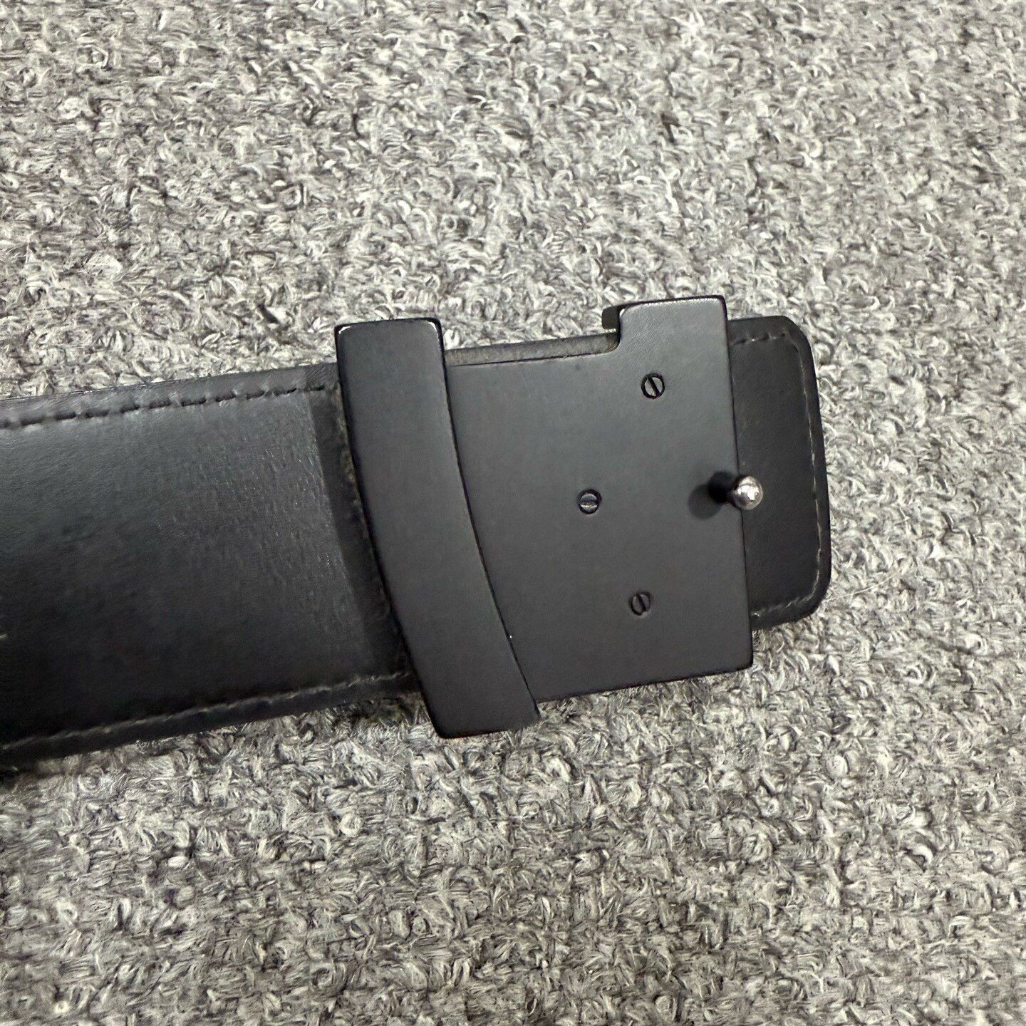 Louis Vuitton Louis Vuitton Damier Black Belt Size ONE SIZE - 3 Thumbnail