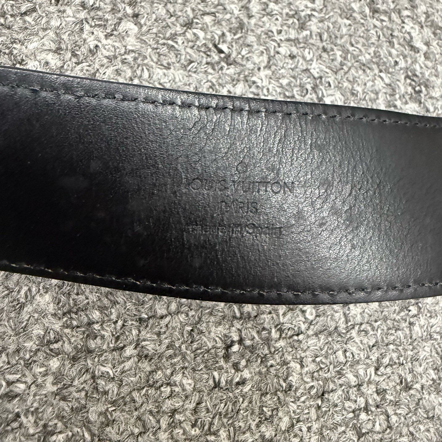 Louis Vuitton Louis Vuitton Damier Black Belt Size ONE SIZE - 5 Thumbnail