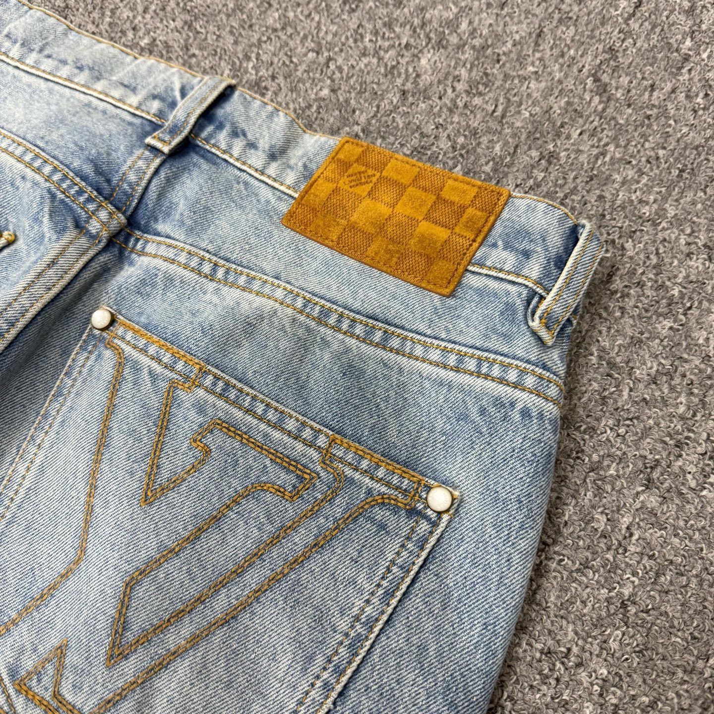Louis Vuitton Louis Vuitton LV 25 Embroidered Logo Jeans Size US 30 / EU 46 - 4 Thumbnail