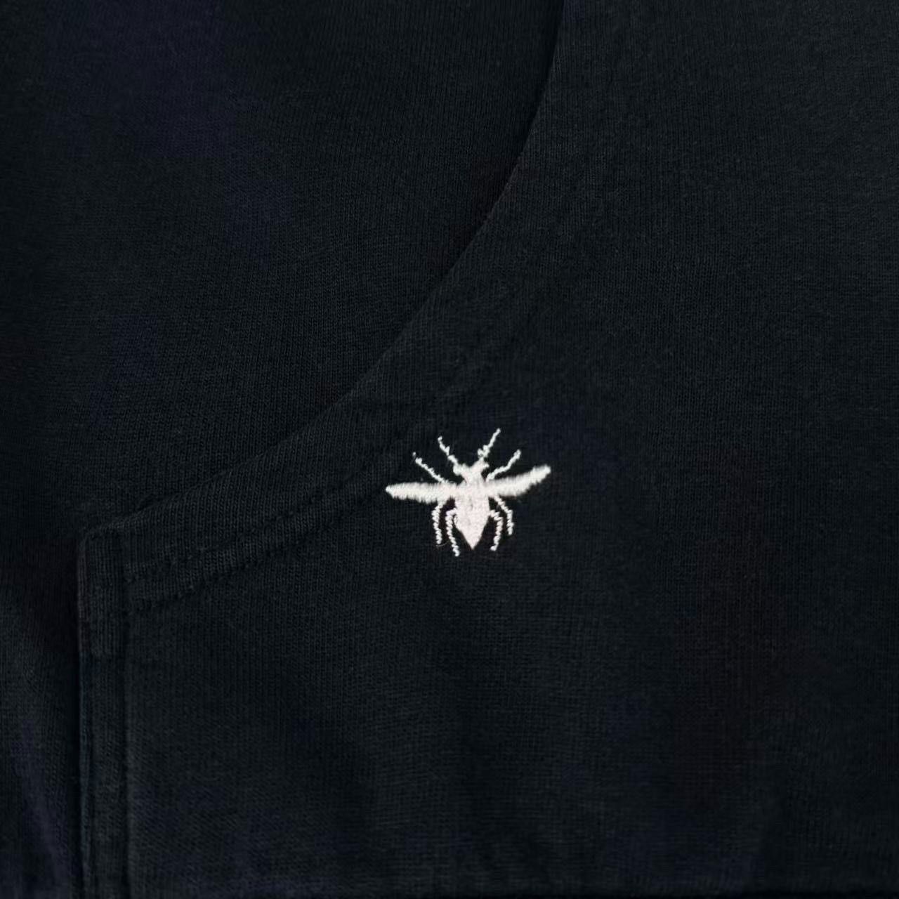 Dior Dior Navy Embroidered Bee Zip Hoodie Size US M / EU 48-50 / 2 - 5 Thumbnail