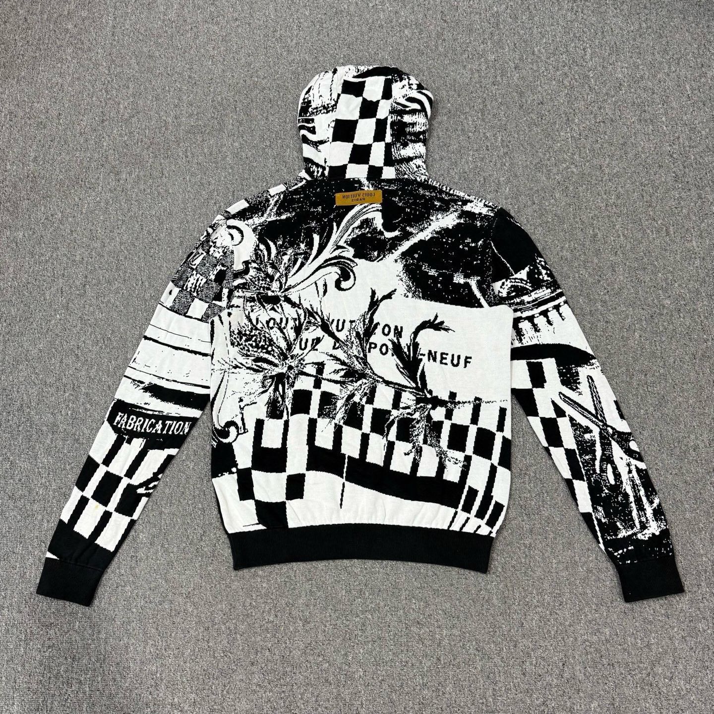Louis Vuitton Louis Vuitton Comic Graffiti Knit Hoodie Size US M / EU 48-50 / 2 - 2 Thumbnail