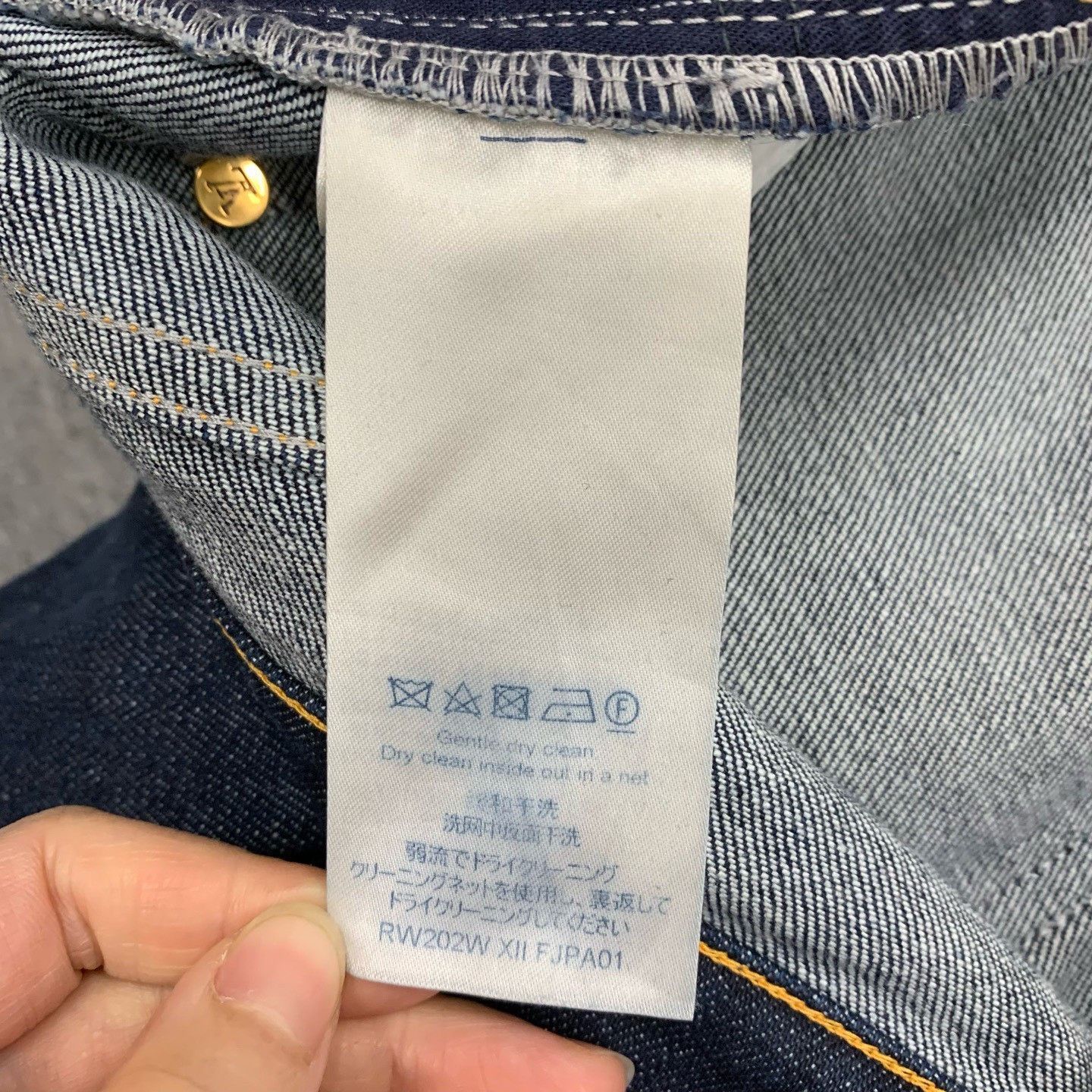 Louis Vuitton Louis Vuitton Blue Monogram Patchwork Jeans Size US 34 / EU 50 - 5 Thumbnail