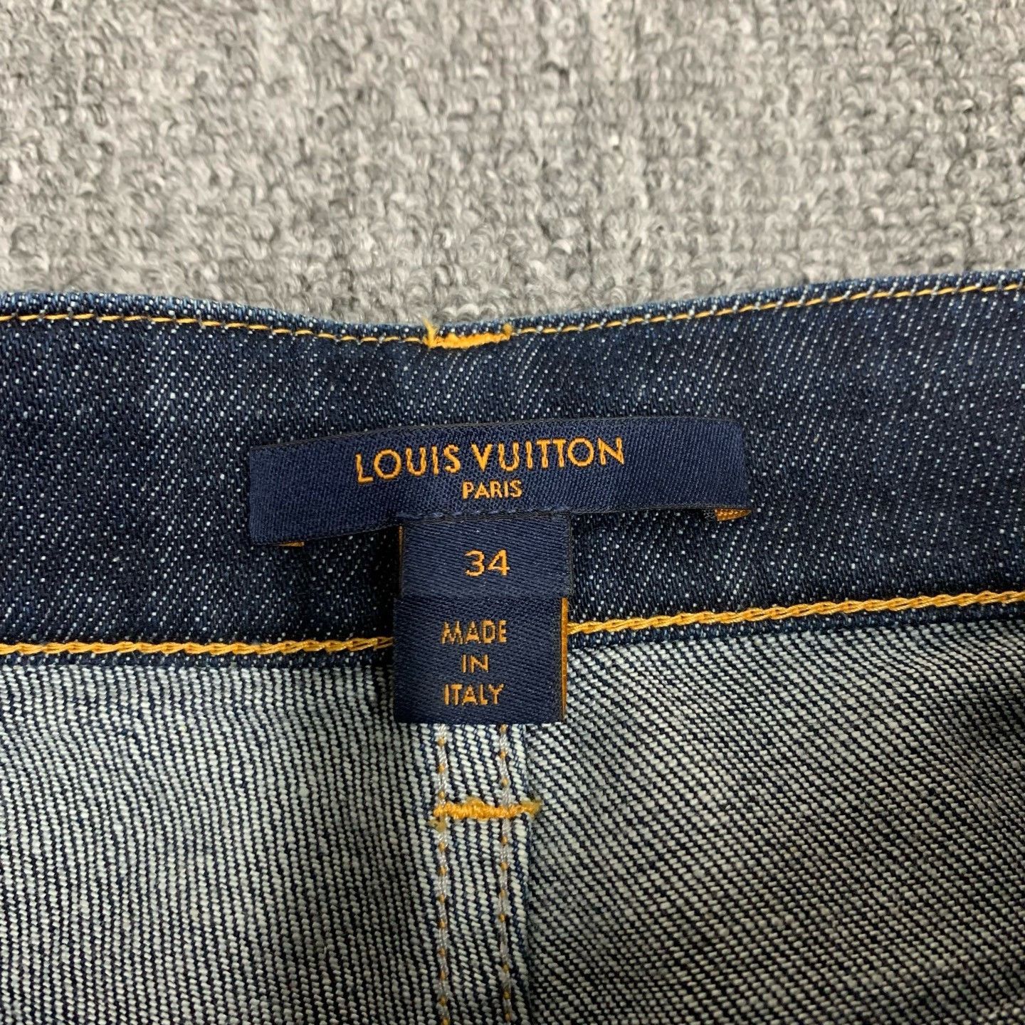 Louis Vuitton Louis Vuitton Blue Monogram Patchwork Jeans Size US 34 / EU 50 - 4 Thumbnail