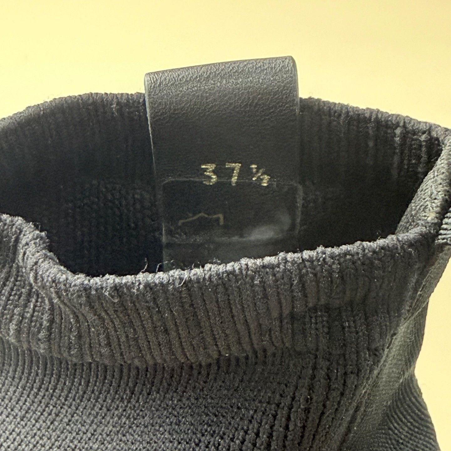 Louis Vuitton Louis Vuitton Black White Letter Platform Sock Boots Size US 6.5 / IT 36.5 - 7 Thumbnail