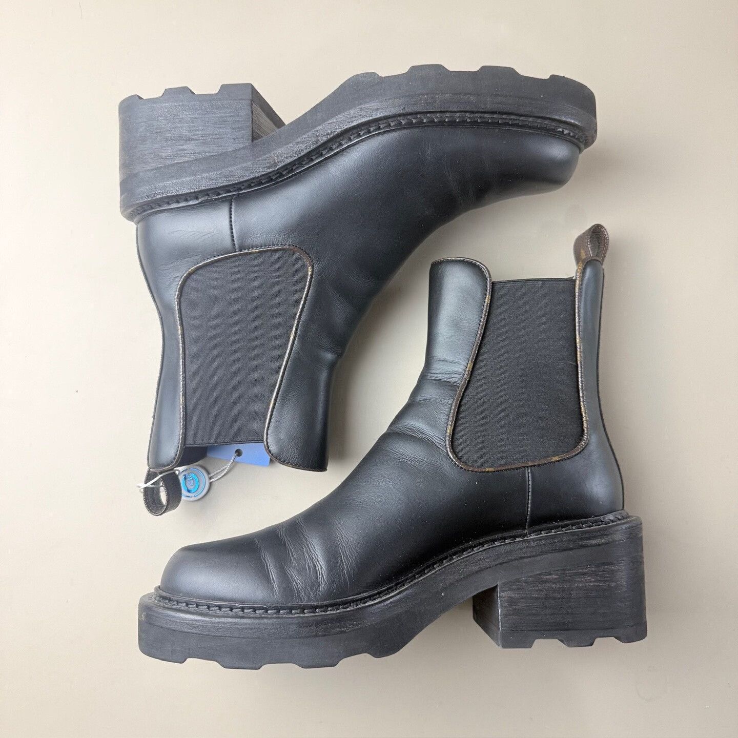 Louis Vuitton LV Monogram Platform Ankle Boots Size US 7.5 / IT 37.5 - 5 Thumbnail