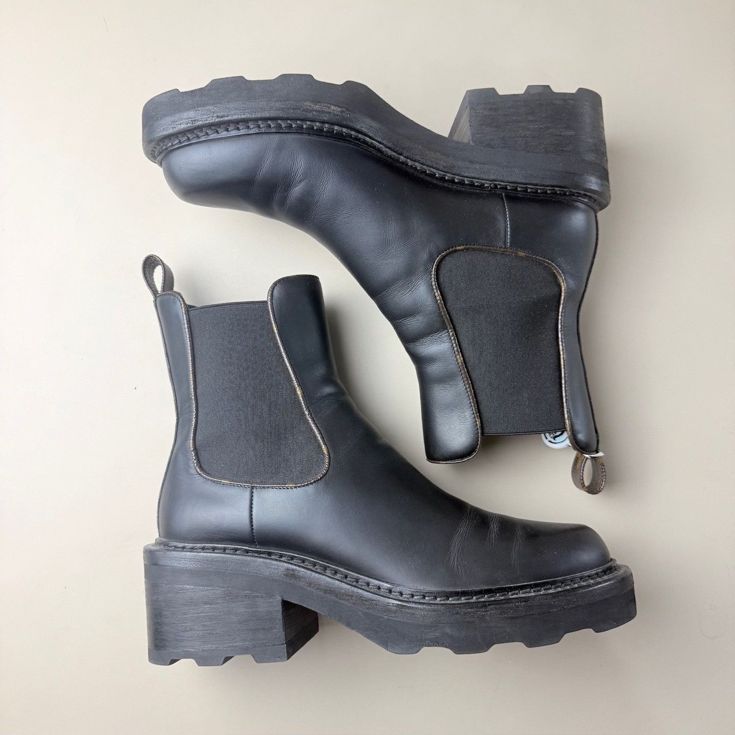 Louis Vuitton LV Monogram Platform Ankle Boots Size US 7.5 / IT 37.5 - 4 Thumbnail