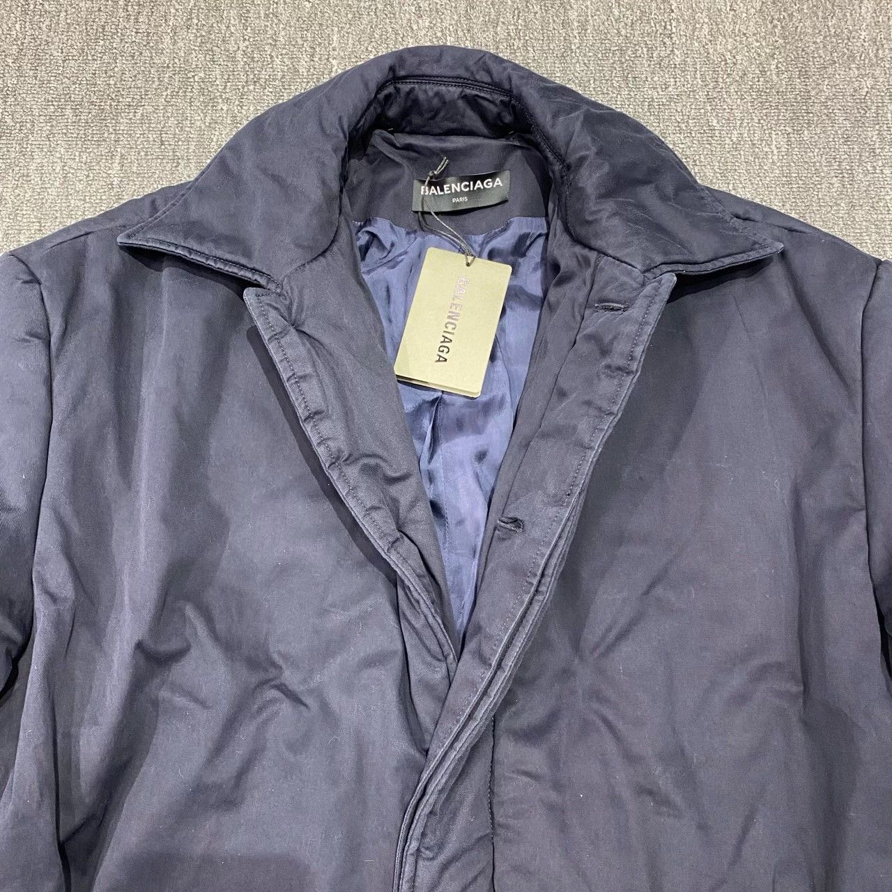 Balenciaga Balenciaga Blue Puffer Coat Size US S / EU 44-46 / 1 - 7 Thumbnail