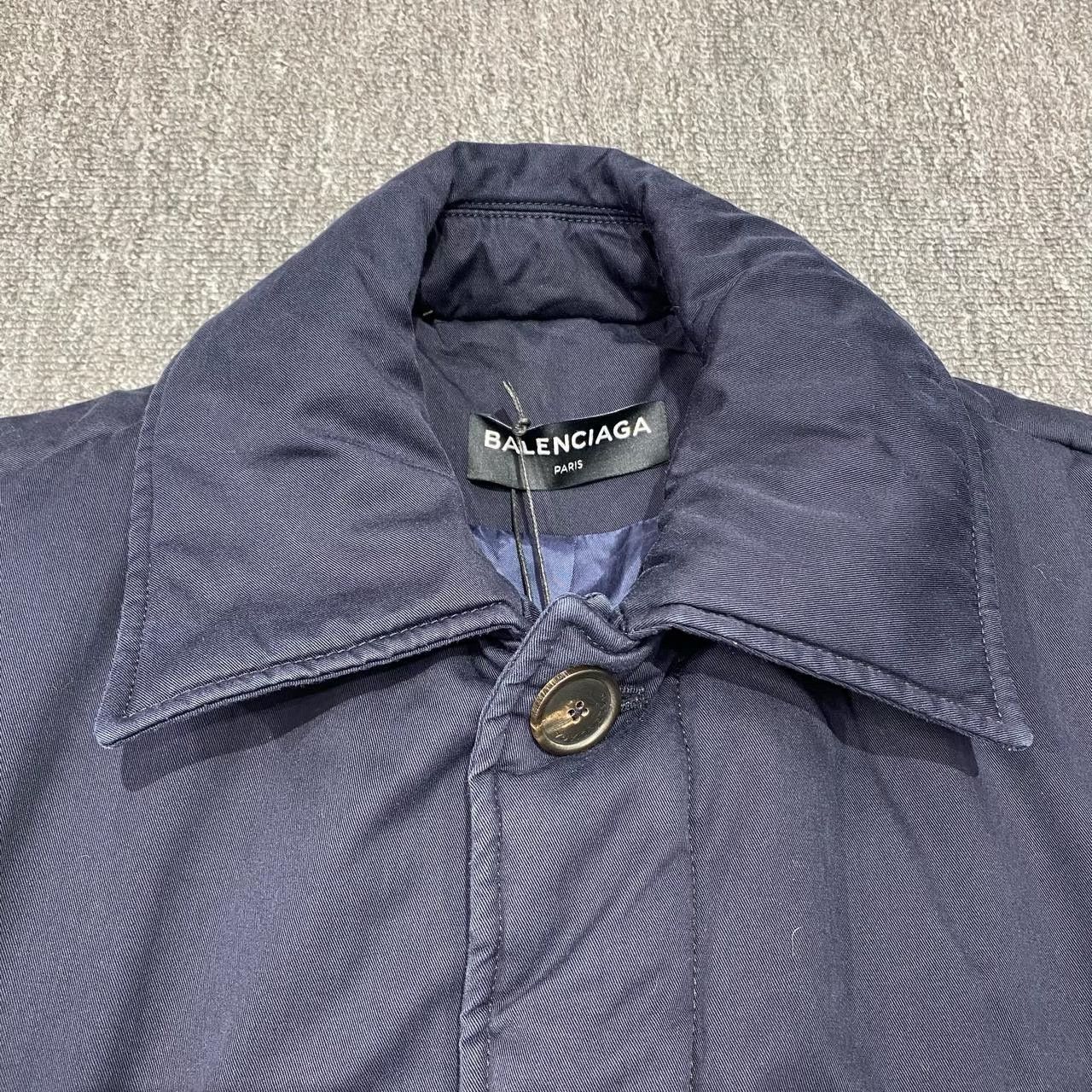 Balenciaga Balenciaga Blue Puffer Coat Size US S / EU 44-46 / 1 - 6 Thumbnail