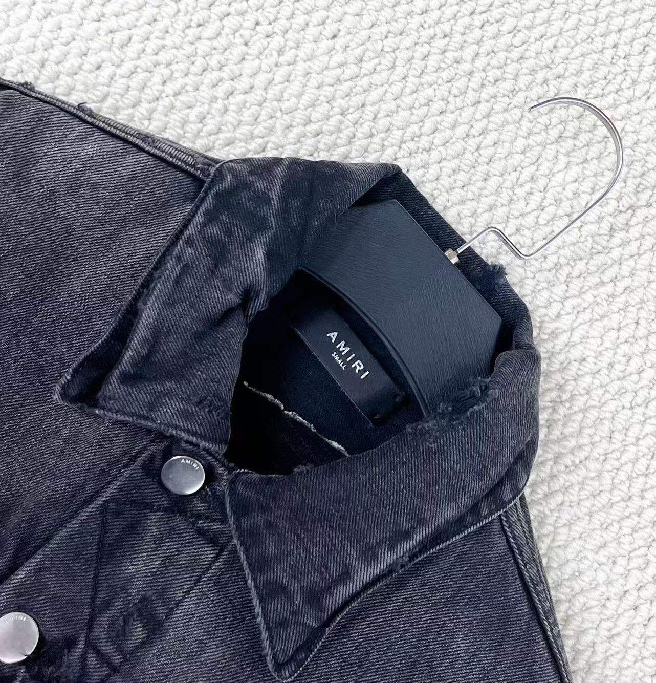 Amiri Amiri Mx2 Denim Biker Jacket Size US S / EU 44-46 / 1 - 3 Thumbnail
