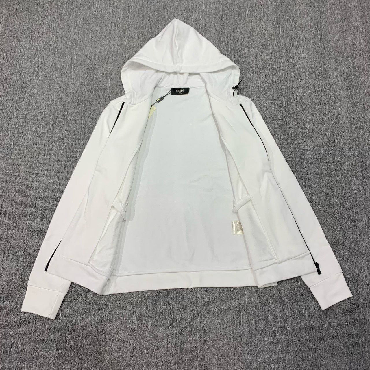 Fendi Fendi White Monster Zip Jacket Size US M / EU 48-50 / 2 - 6 Thumbnail
