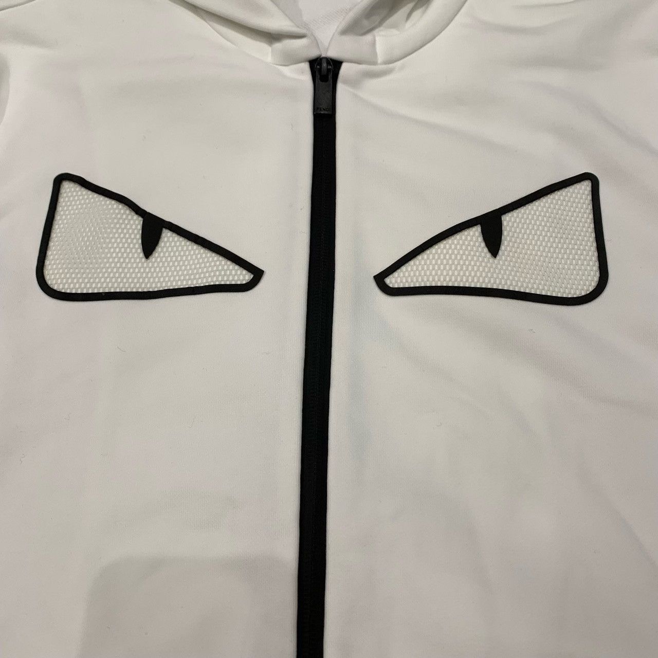 Fendi Fendi White Monster Zip Jacket Size US M / EU 48-50 / 2 - 7 Thumbnail