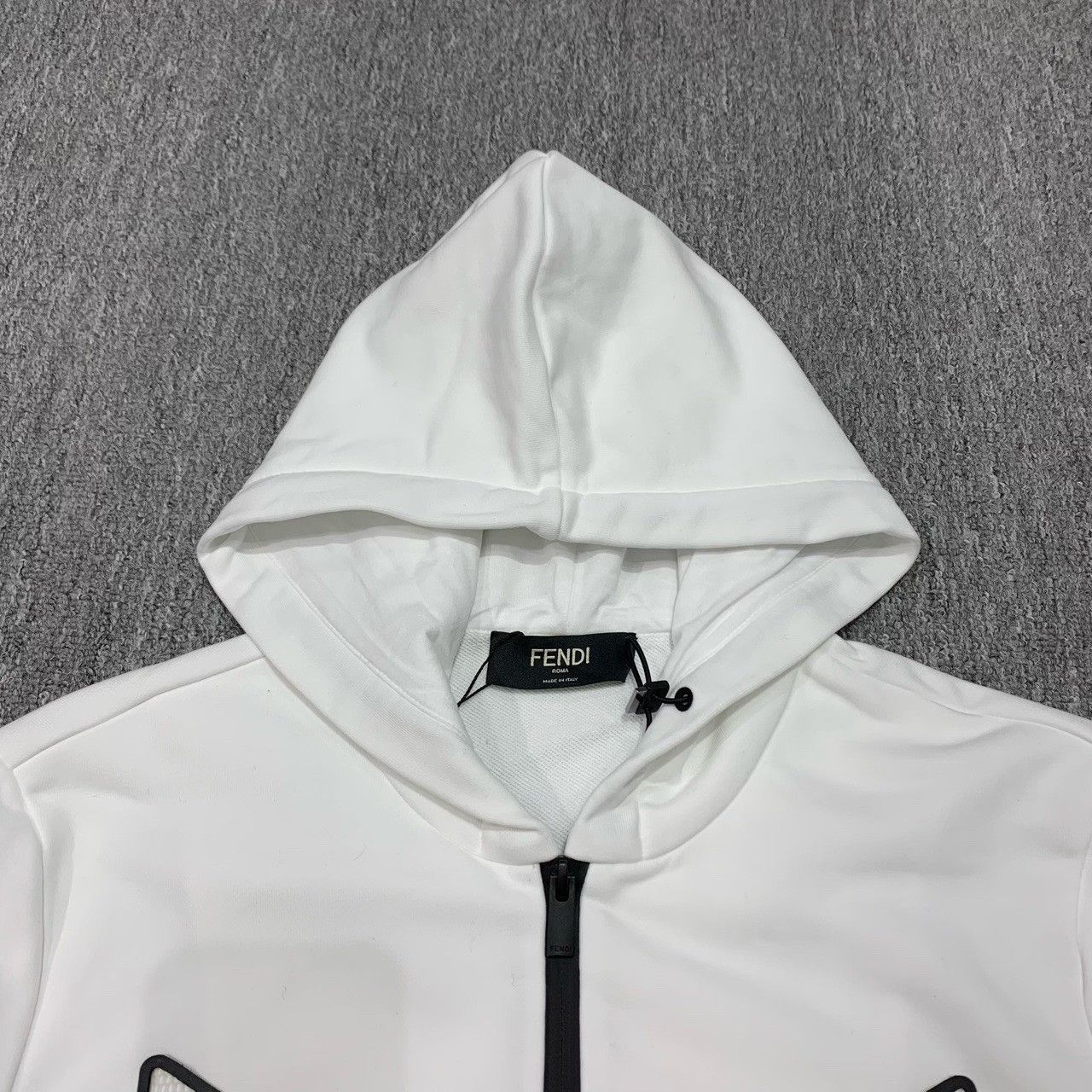 Fendi Fendi White Monster Zip Jacket Size US M / EU 48-50 / 2 - 9 Thumbnail