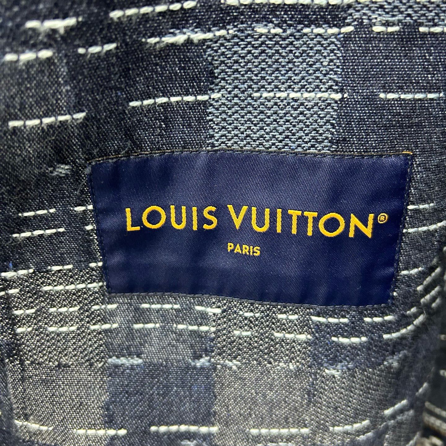 Nigo Louis Vuitton Nigo FW25 Checkered Embroidered Denim Jacket Size US M / EU 48-50 / 2 - 3 Thumbnail