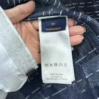 Nigo Louis Vuitton Nigo FW25 Checkered Embroidered Denim Jacket Size US M / EU 48-50 / 2 - 4 Thumbnail