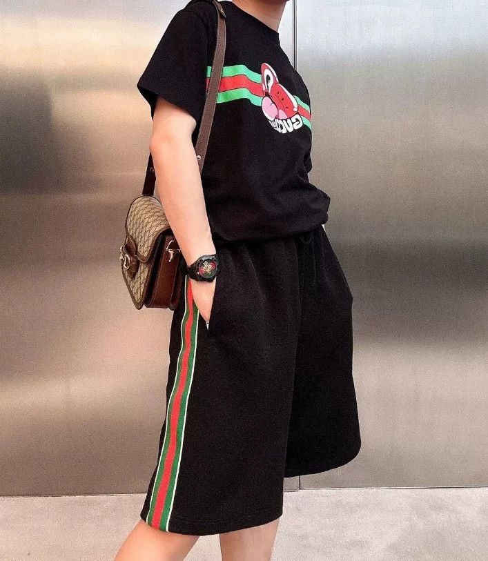 Gucci Gucci Black Patterned Shorts Size US 28 / EU 44 - 4 Thumbnail
