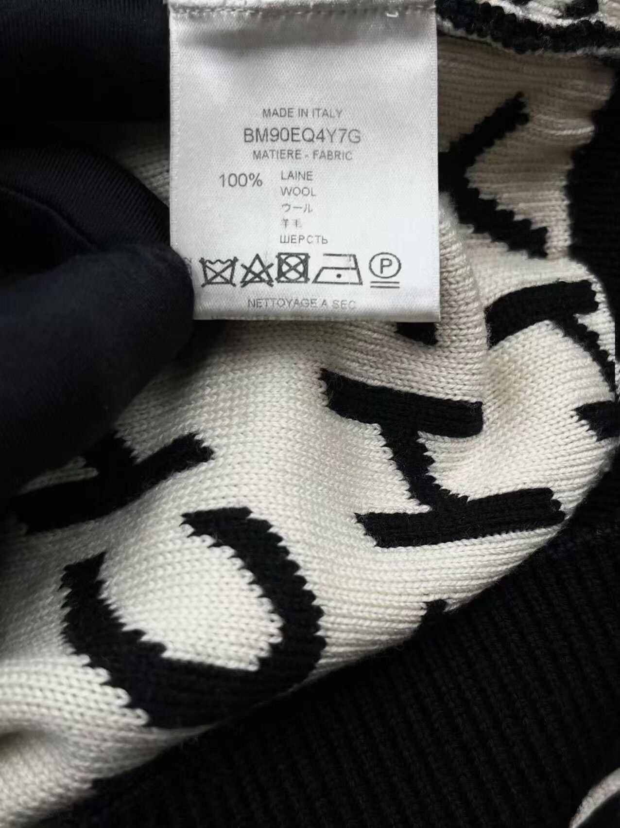Givenchy Givenchy New Black Logo Knit Sweater Size US L / EU 52-54 / 3 - 5 Thumbnail