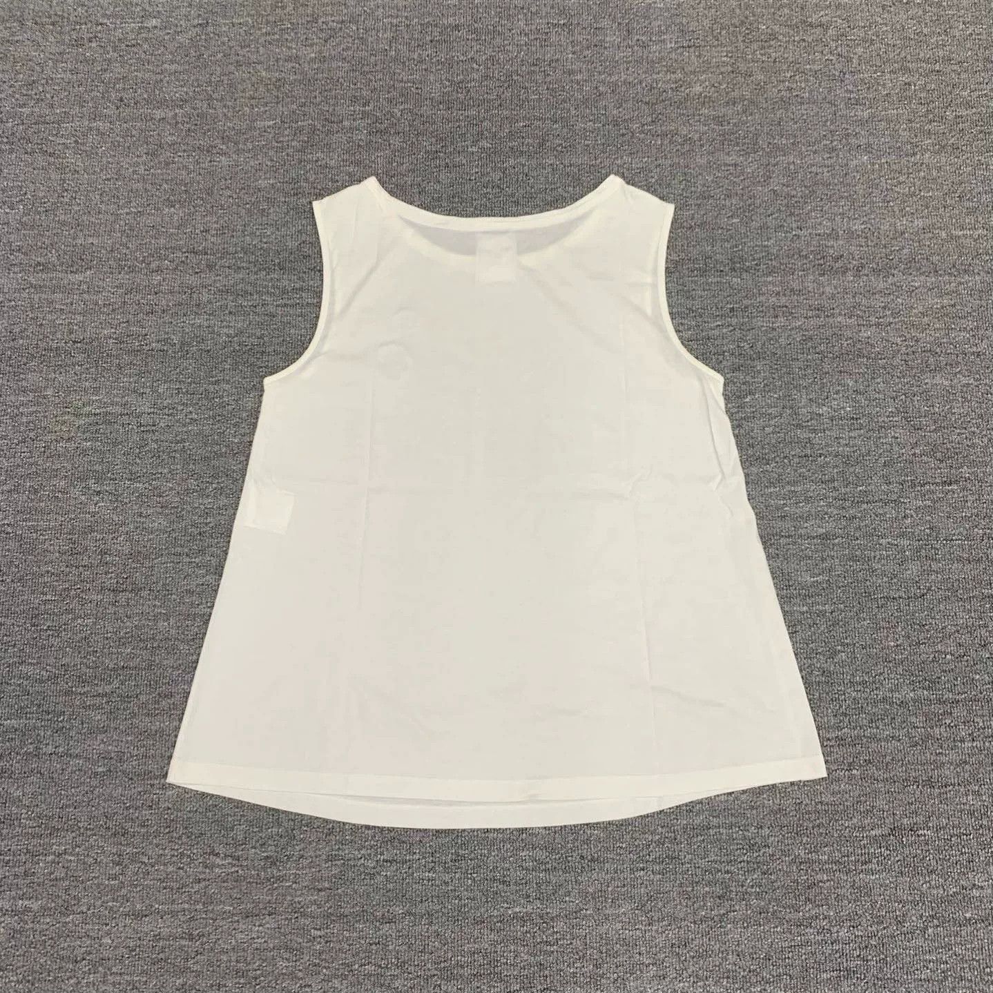 Chanel Chanel White Chest Logo Sleeveless Top Size XS / US 0-2 / IT 36-38 - 2 Thumbnail