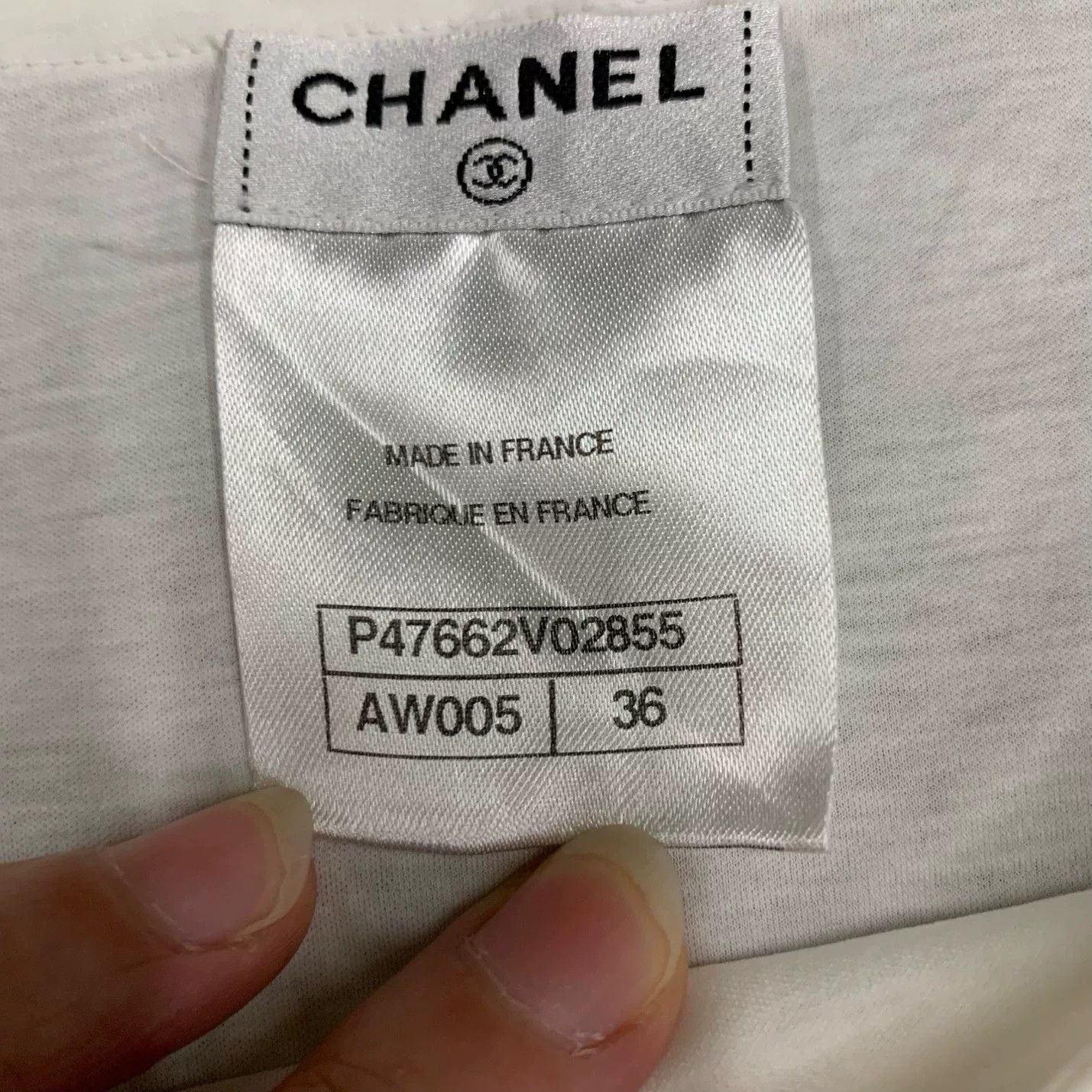 Chanel Chanel White Chest Logo Sleeveless Top Size XS / US 0-2 / IT 36-38 - 5 Thumbnail