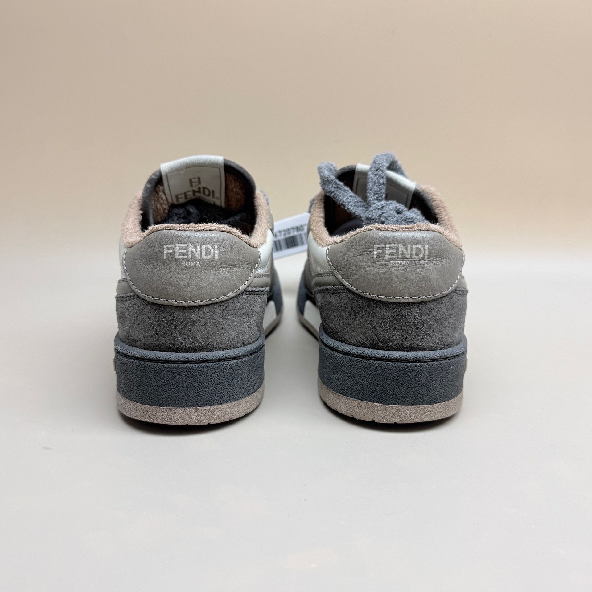 Fendi Fendi White Coffee Embossed Casual Shoes Size US 5 / IT 35 - 3 Thumbnail
