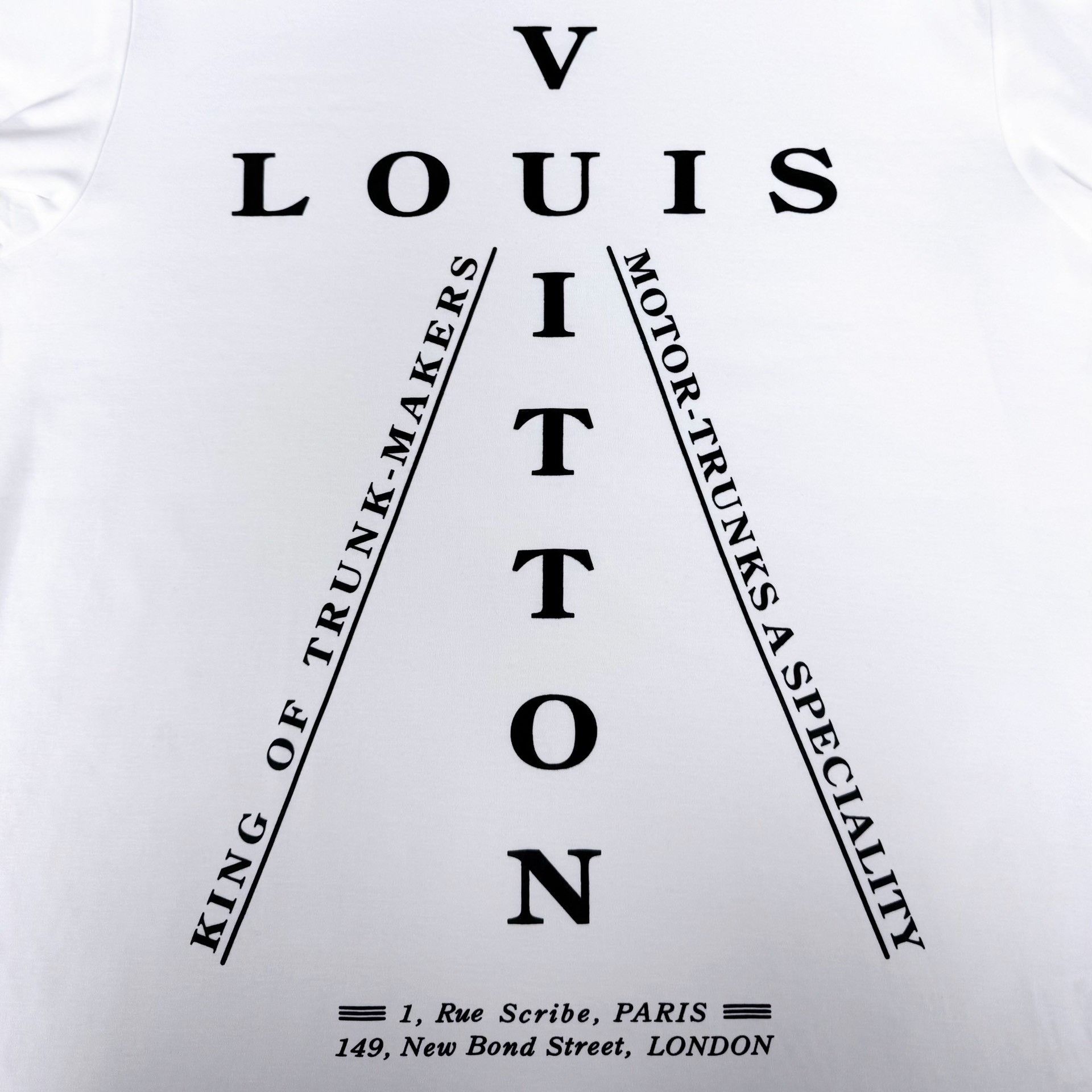 Louis Vuitton Louis Vuitton White Logo Short Sleeve XXL Size US XXL / EU 58 / 5 - 4 Thumbnail