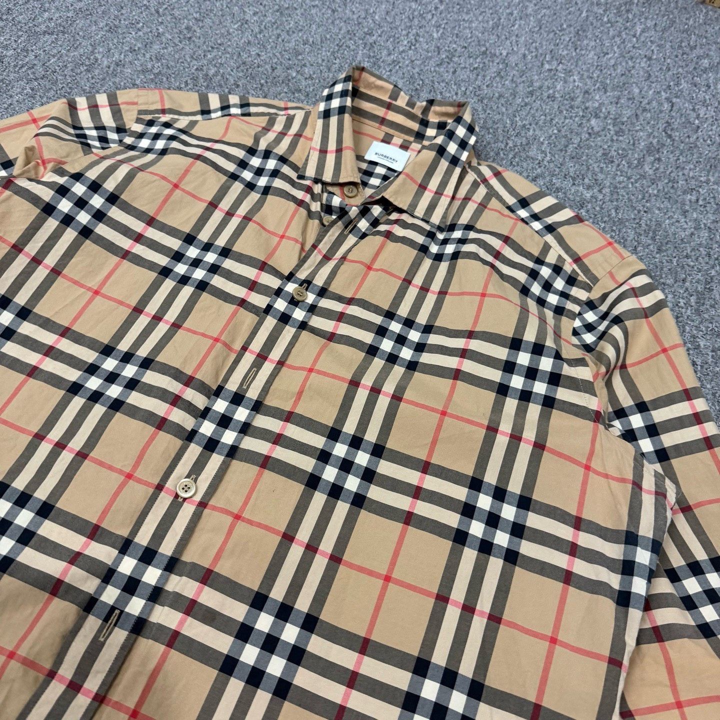 Burberry Burberry Check Long-Sleeve Shirt Size US XXL / EU 58 / 5 - 3 Thumbnail