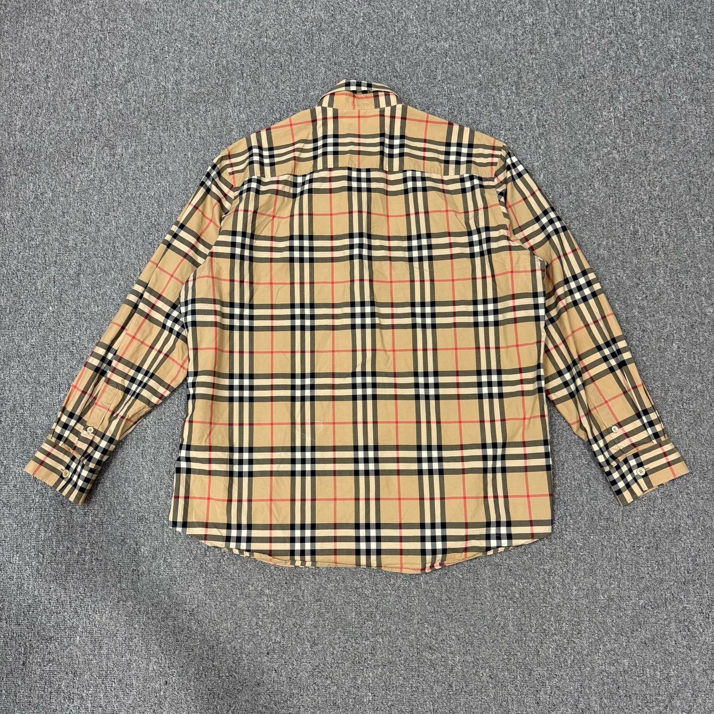 Burberry Burberry Check Long-Sleeve Shirt Size US XXL / EU 58 / 5 - 2 Thumbnail