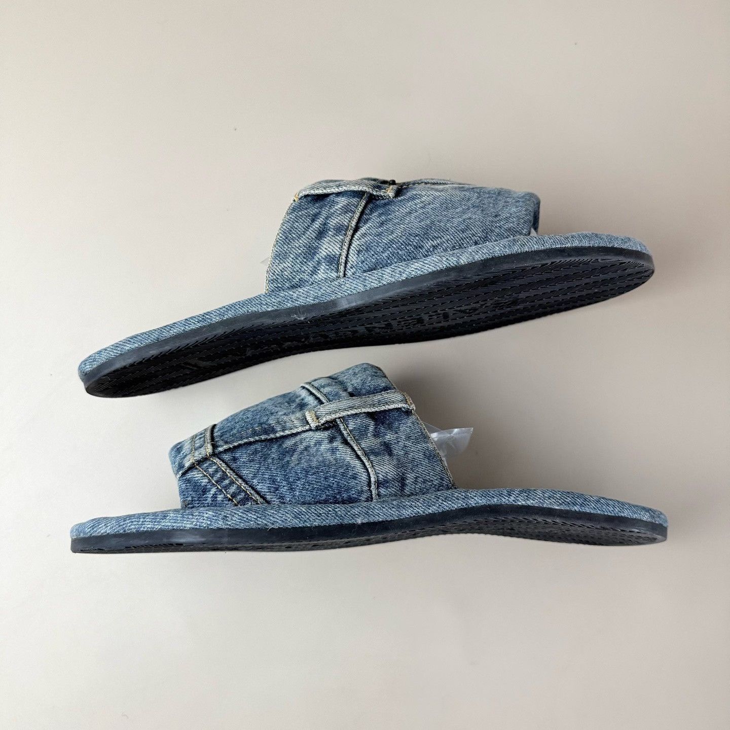 Balenciaga Balenciaga Denim Design Slippers Size US 9 / EU 42 - 5 Thumbnail