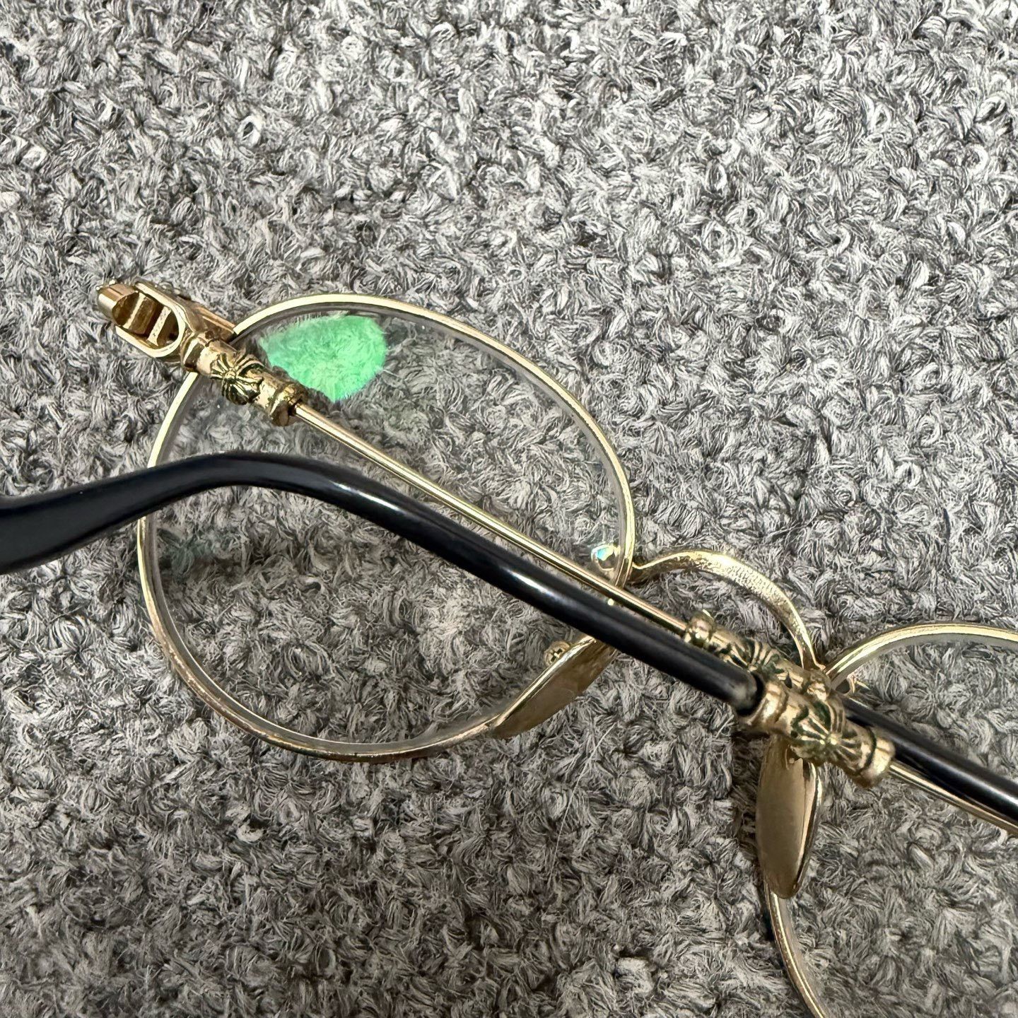 Chrome Hearts Chrome Hearts Gold-Rimmed Glasses Size ONE SIZE - 7 Thumbnail