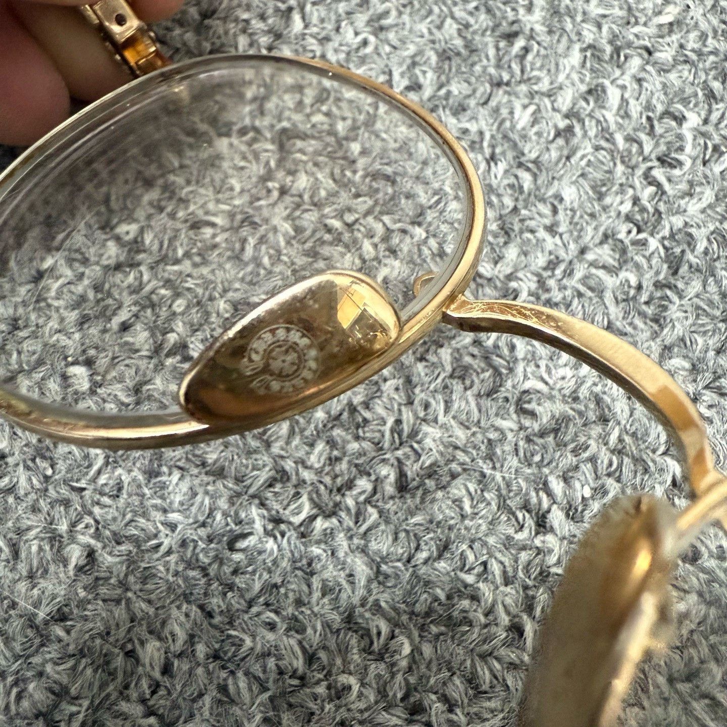 Chrome Hearts Chrome Hearts Gold-Rimmed Glasses Size ONE SIZE - 5 Thumbnail