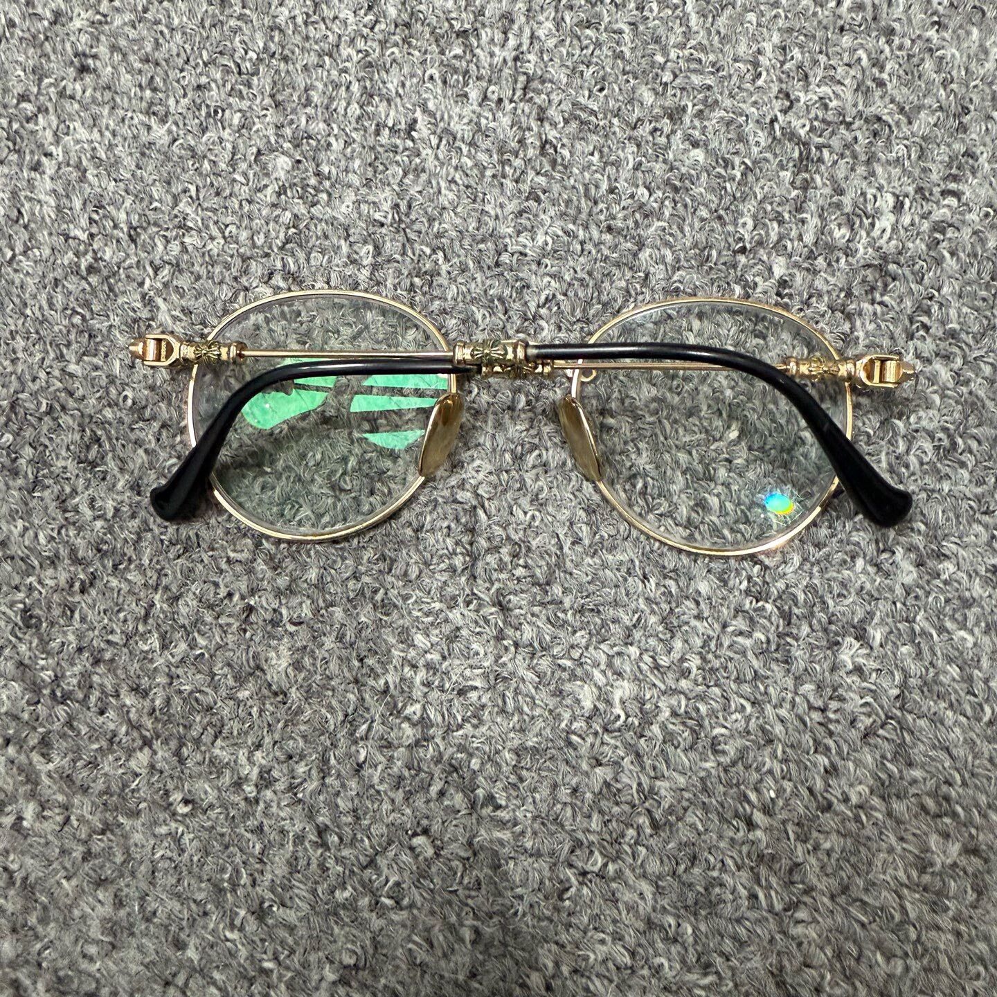 Chrome Hearts Chrome Hearts Gold-Rimmed Glasses Size ONE SIZE - 4 Thumbnail