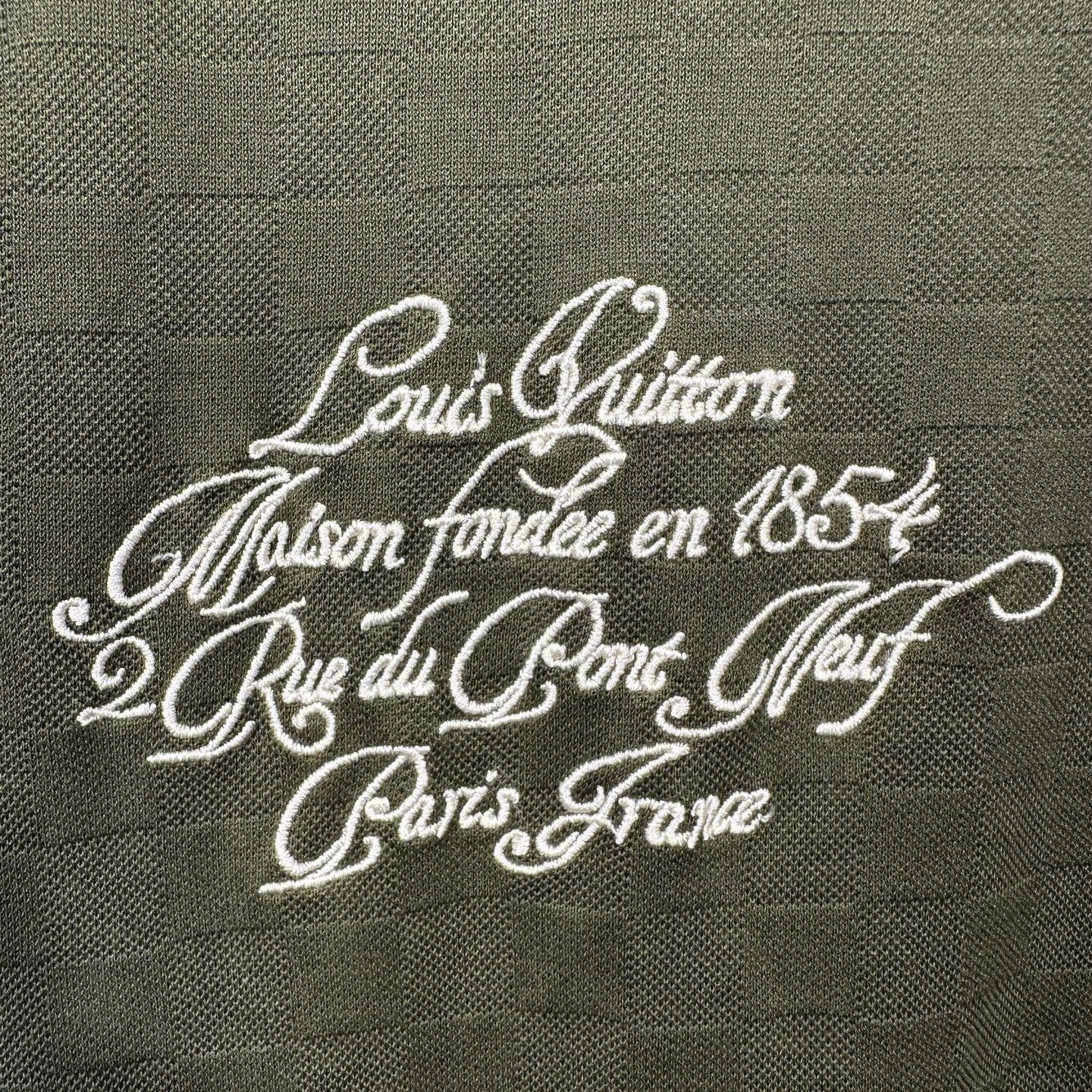 Louis Vuitton Louis Vuitton 2025 Damier Embroidered Logo T-shirt Size US M / EU 48-50 / 2 - 3 Thumbnail