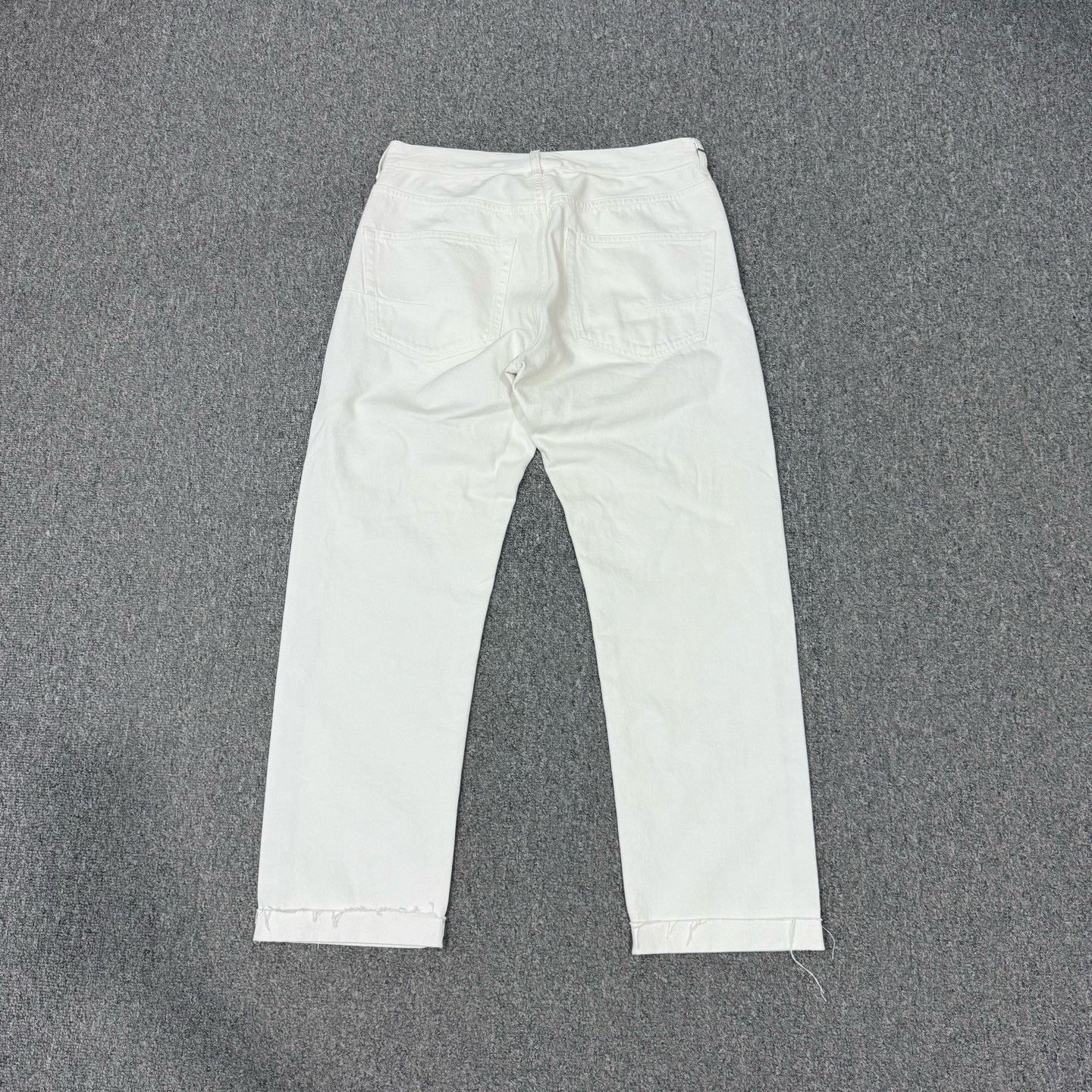 Dior Dior White Ribbon Rolled Hem Jeans Size 38" / US 16 / IT 52 - 2 Thumbnail