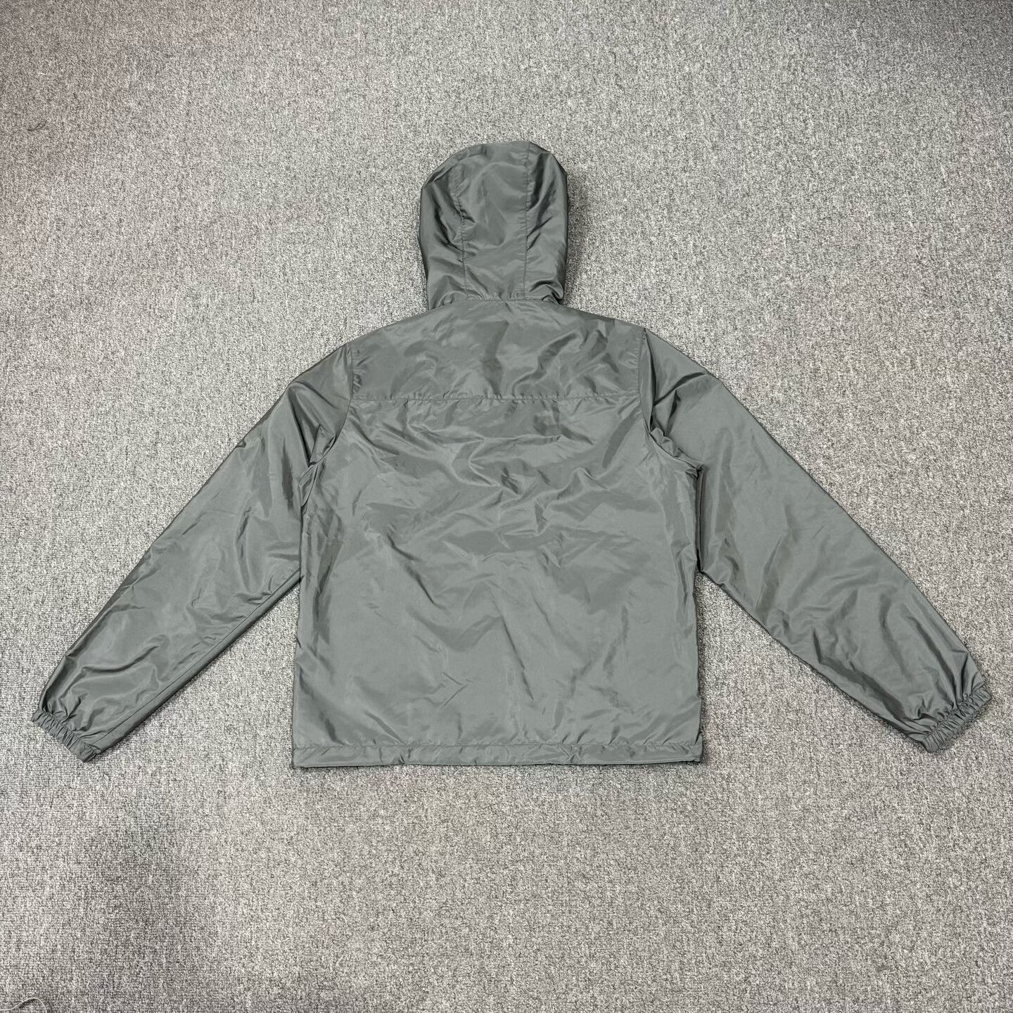Prada Prada Gray Triangle Logo Nylon Jacket Size US S / EU 44-46 / 1 - 2 Thumbnail
