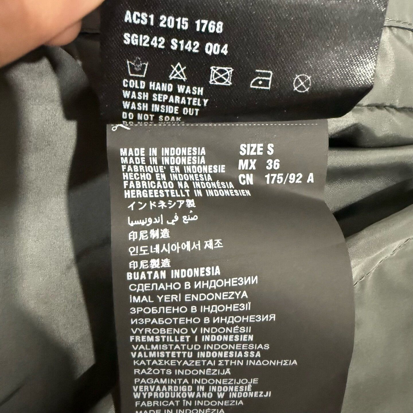 Prada Prada Gray Triangle Logo Nylon Jacket Size US S / EU 44-46 / 1 - 5 Thumbnail