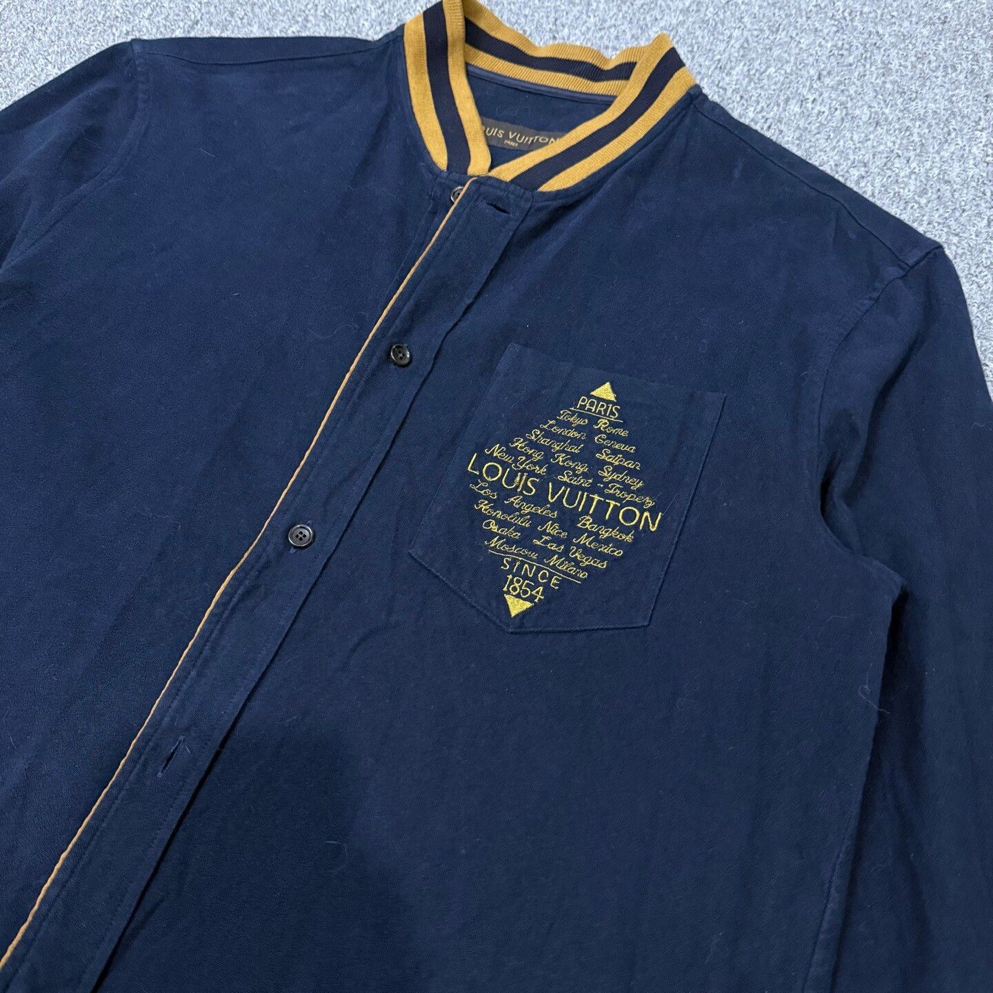Louis Vuitton Louis Vuitton LV Chest Logo Baseball Jacket Size US S / EU 44-46 / 1 - 3 Thumbnail