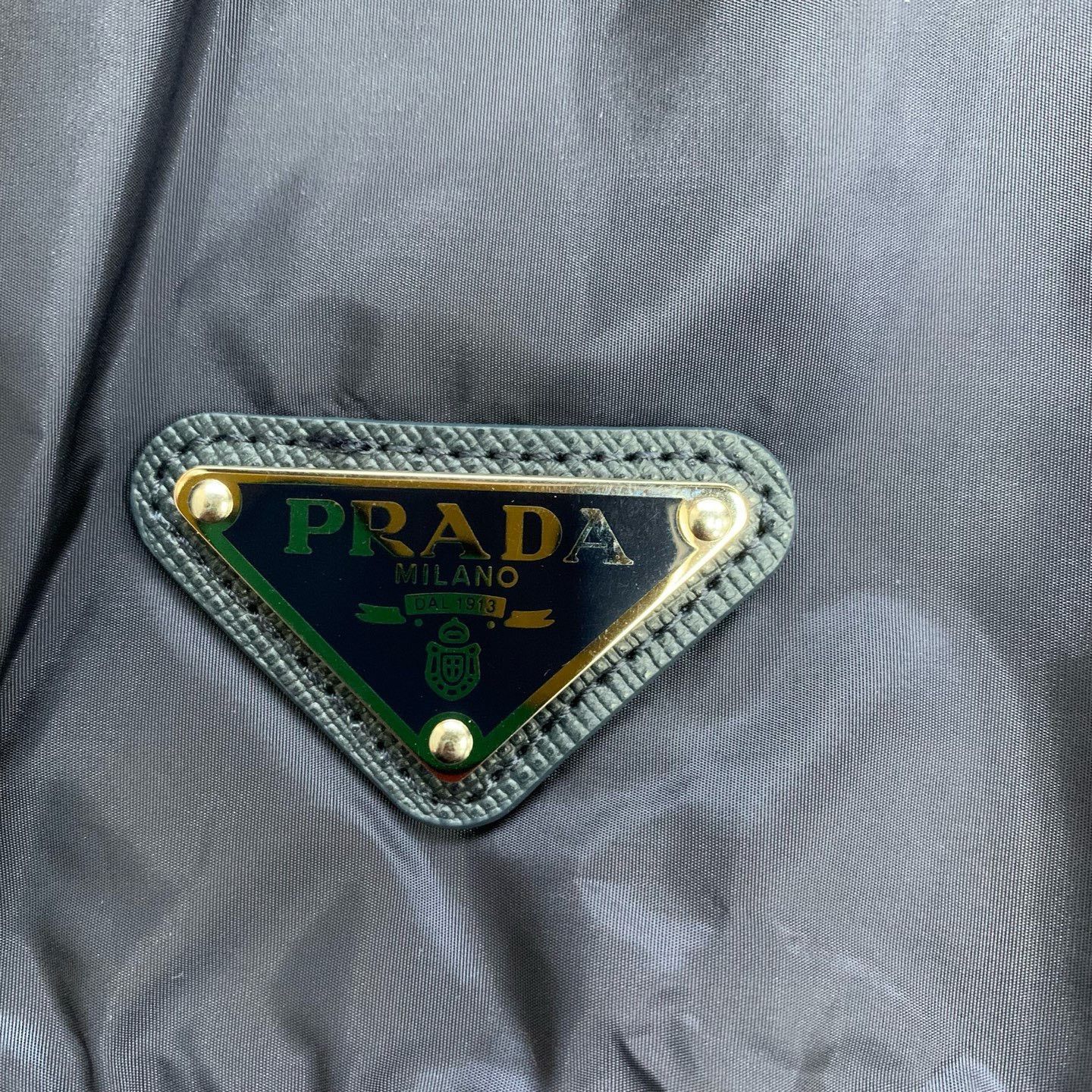 Prada Prada 2025 Blue Triangle Logo Nylon Jacket Size US M / EU 48-50 / 2 - 8 Thumbnail