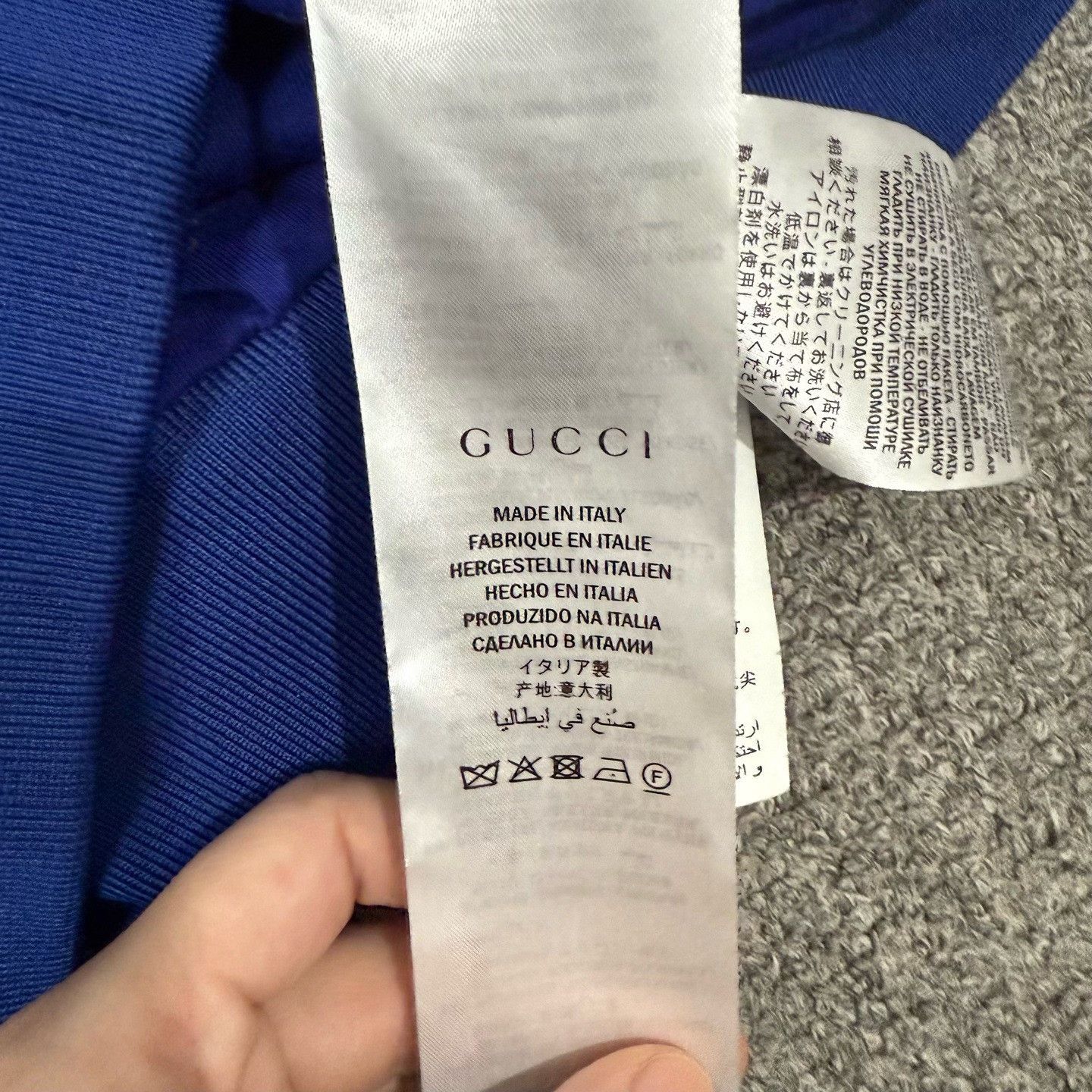 Gucci Gucci Flocked Red Blue Embroidered Jacket Size US L / EU 52-54 / 3 - 4 Thumbnail