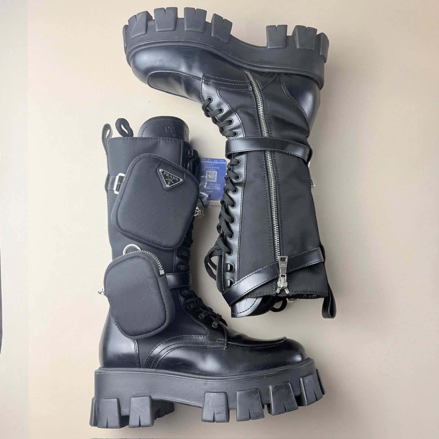 Prada Prada Tactical Mid-Calf Boots Size US 5.5 / IT 35.5 - 4 Thumbnail