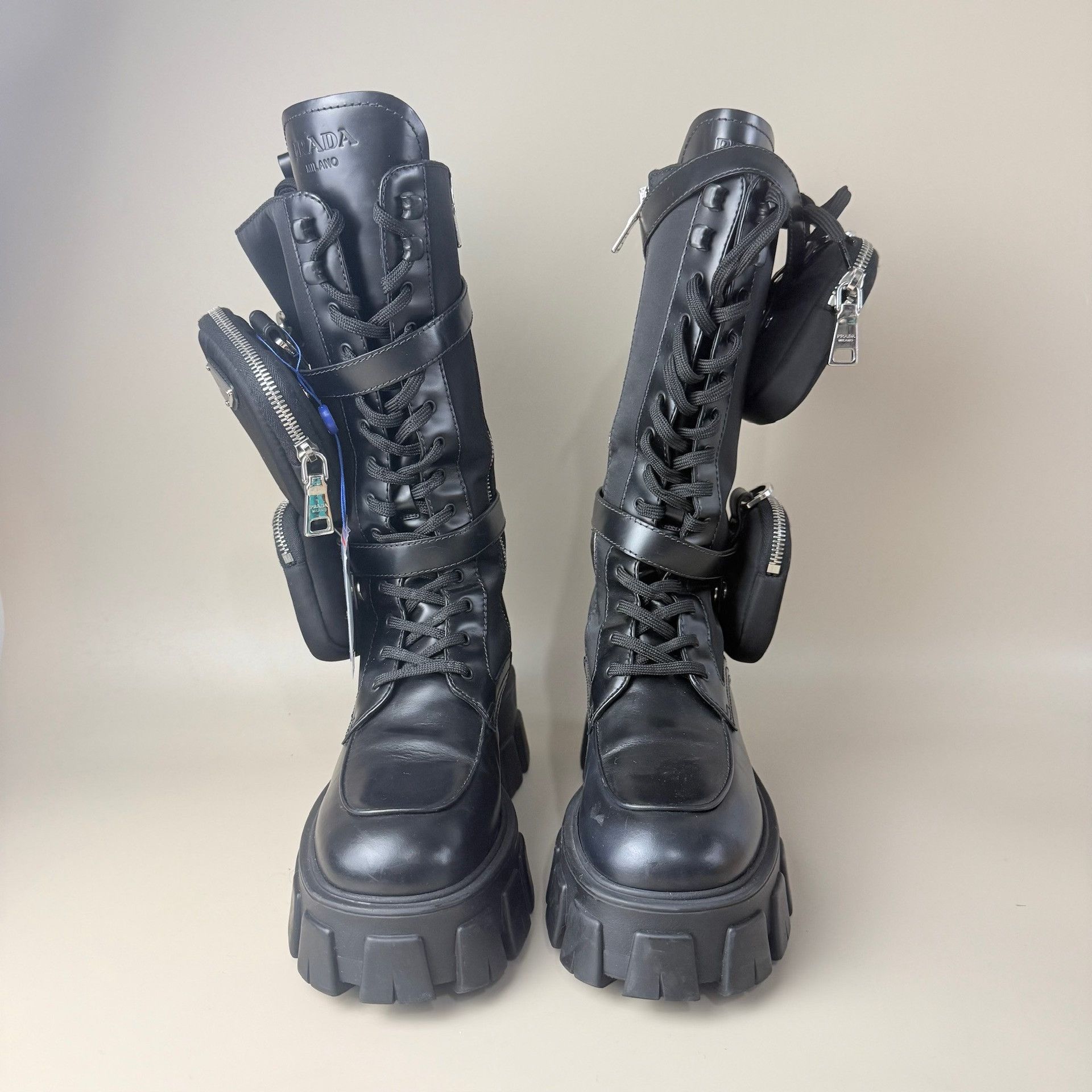 Prada Prada Tactical Mid-Calf Boots Size US 5.5 / IT 35.5 - 2 Thumbnail