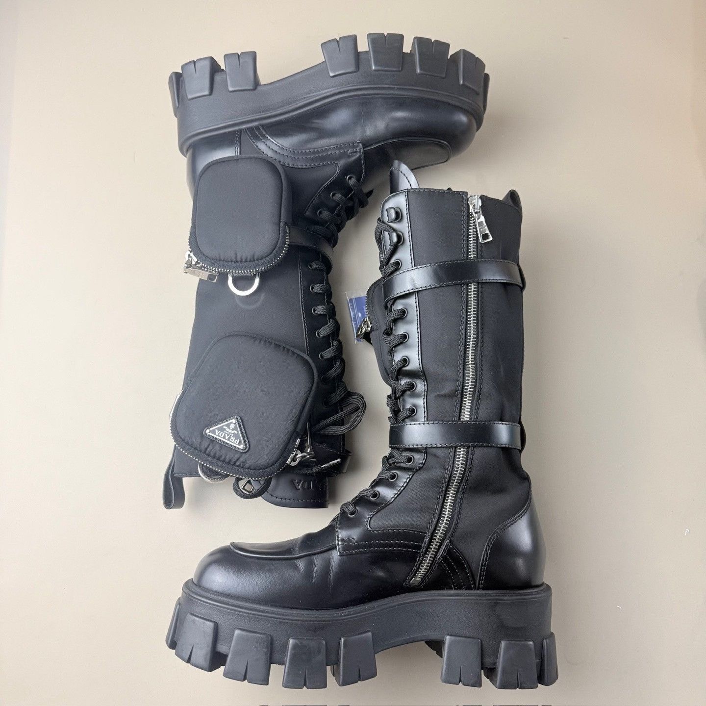 Prada Prada Tactical Mid-Calf Boots Size US 5.5 / IT 35.5 - 5 Thumbnail
