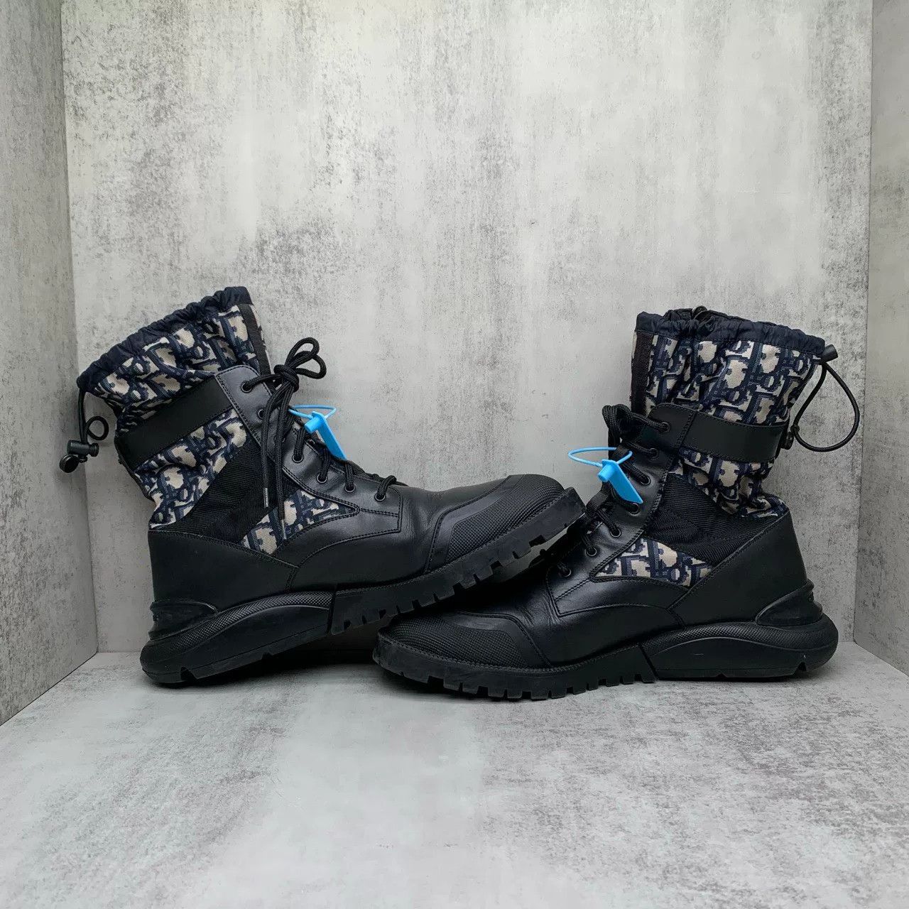 Dior Dior Monogram High-Top Lace-Up Tactical Boots Size US 10 / EU 43 - 3 Thumbnail