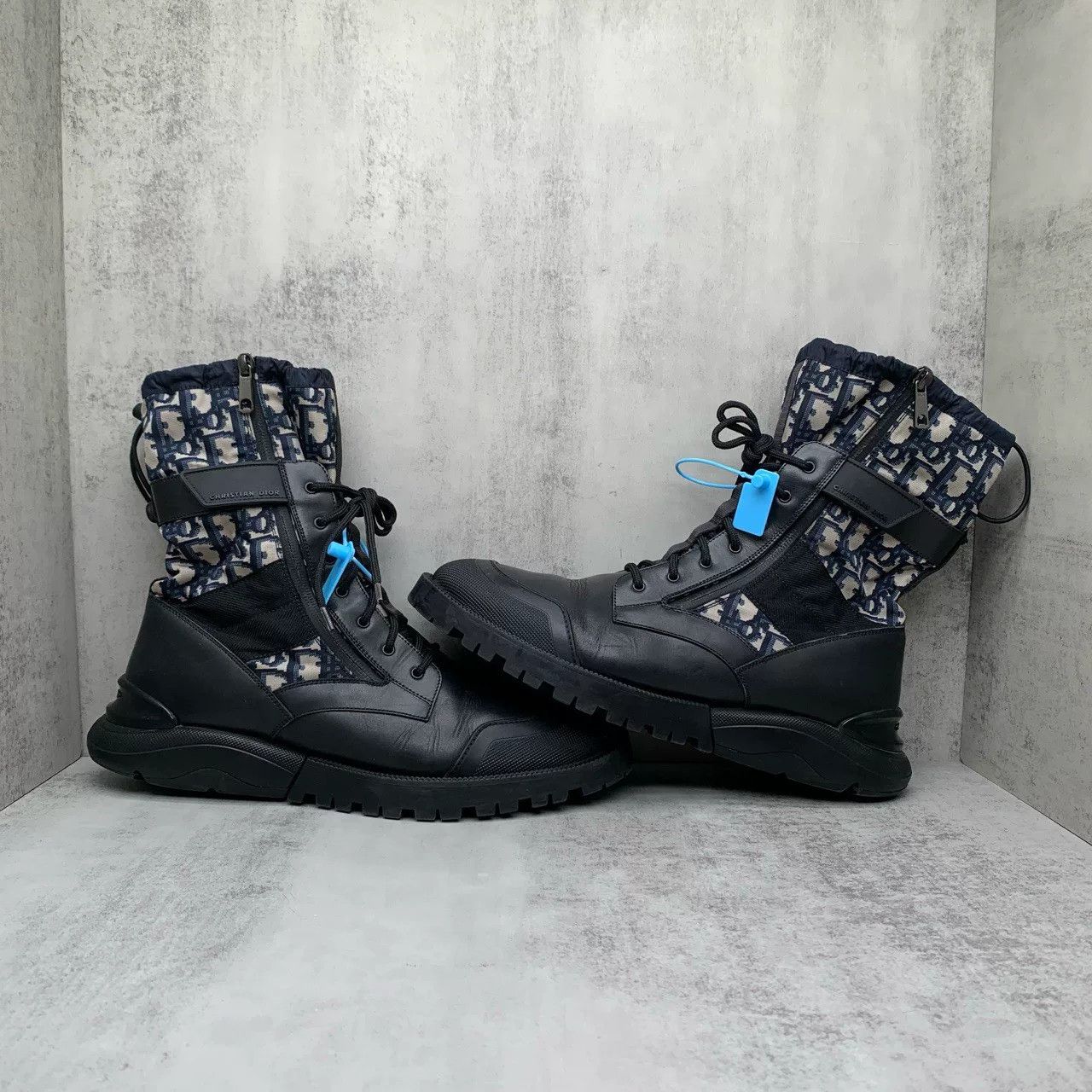 Dior Dior Monogram High-Top Lace-Up Tactical Boots Size US 10 / EU 43 - 2 Thumbnail