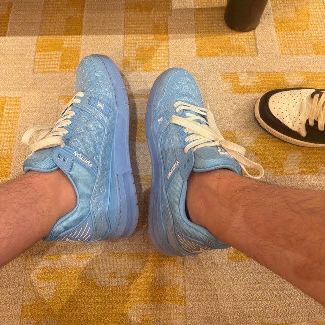 Louis Vuitton Louis Vuitton 2025 Trainer Blue Low-Top Sneakers Size US 9 / EU 42 - 8 Thumbnail
