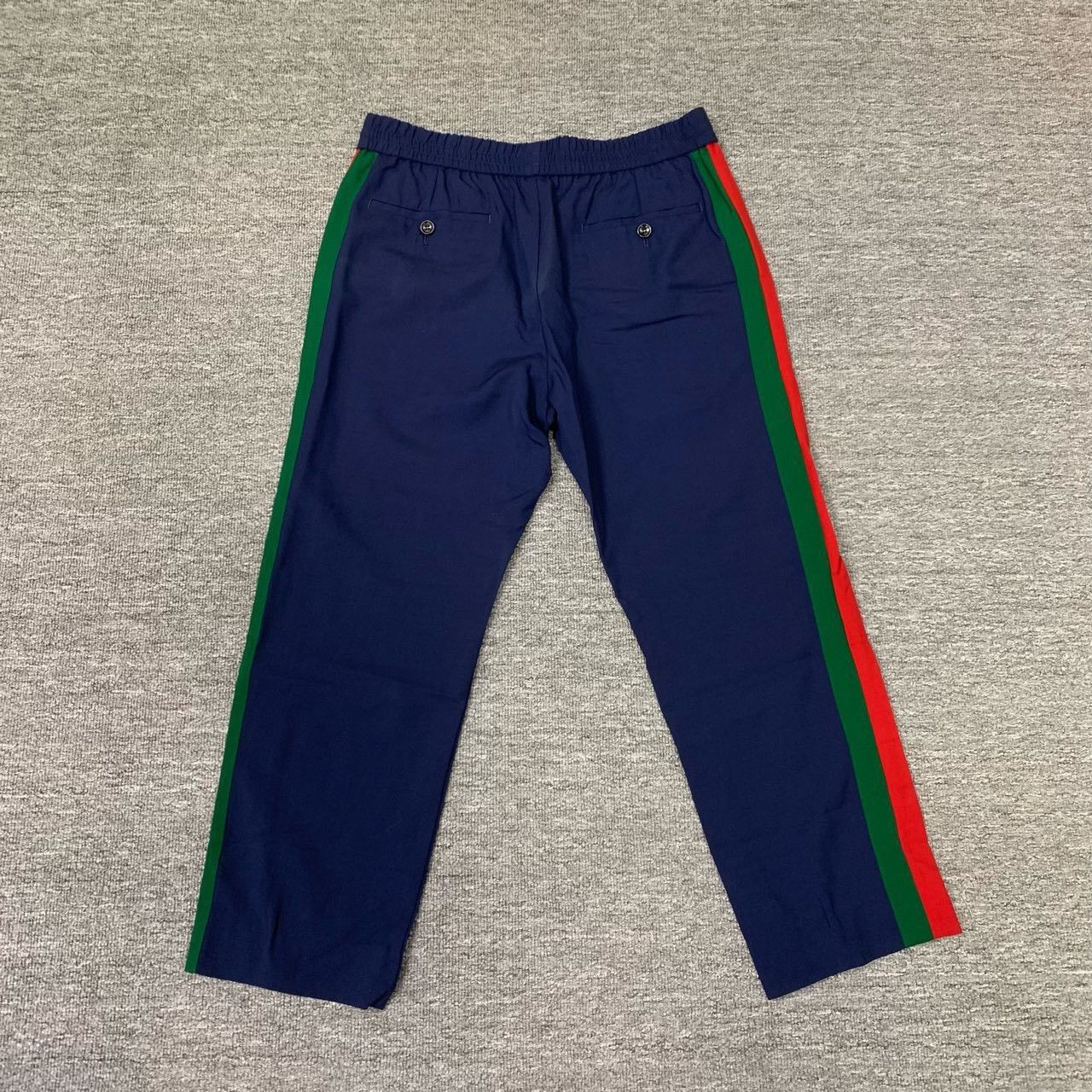 Gucci Gucci Red Green Stripe Cropped Pants Size US 30 / EU 46 - 2 Thumbnail
