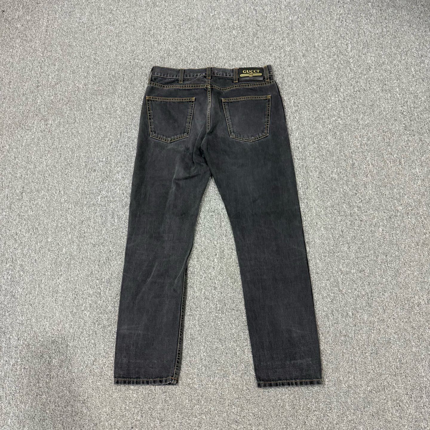 Gucci Gucci Deer Embroidery Jeans Size US 30 / EU 46 - 2 Thumbnail